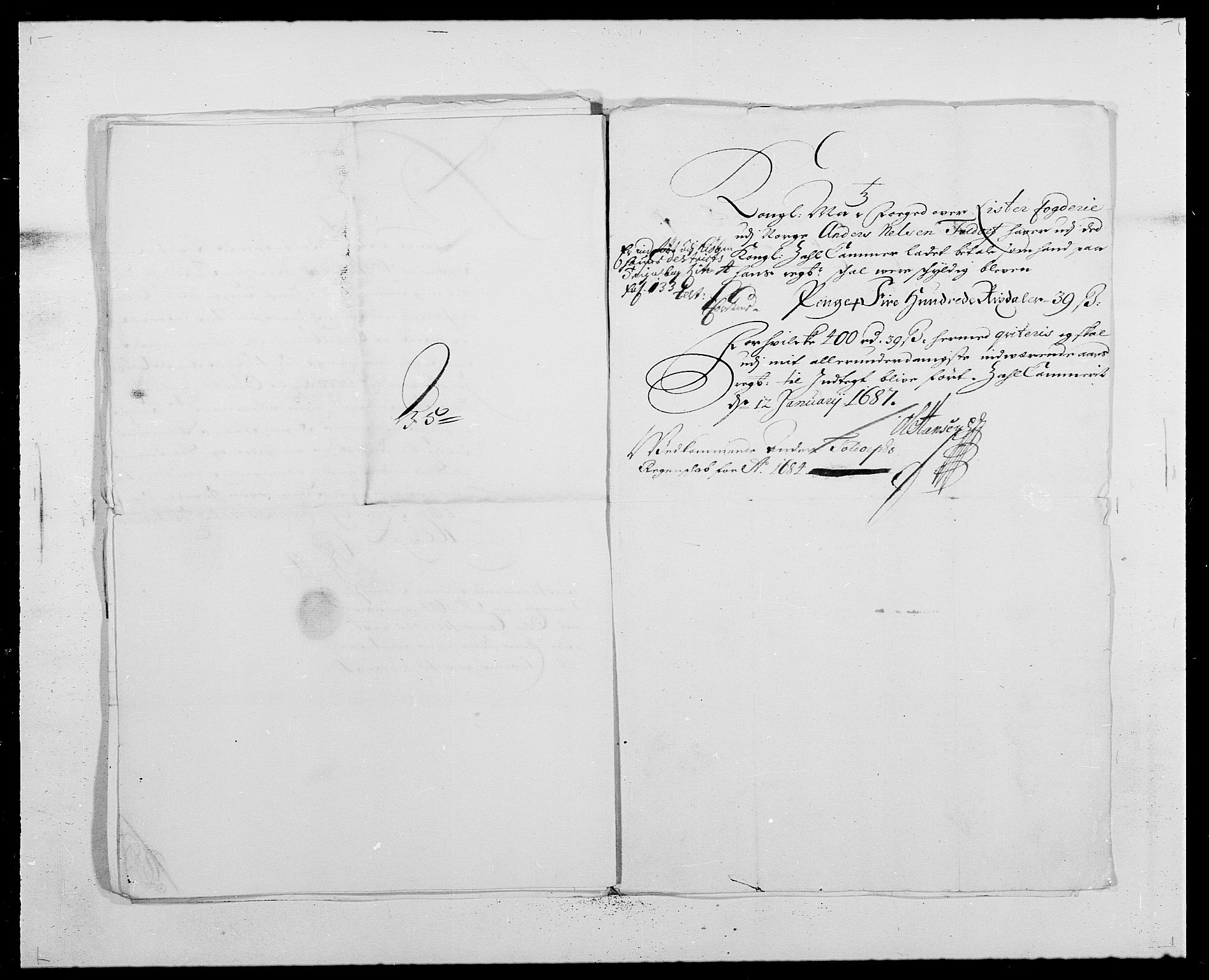 Rentekammeret inntil 1814, Reviderte regnskaper, Fogderegnskap, AV/RA-EA-4092/R41/L2533: Fogderegnskap Lista, 1684-1685, p. 152