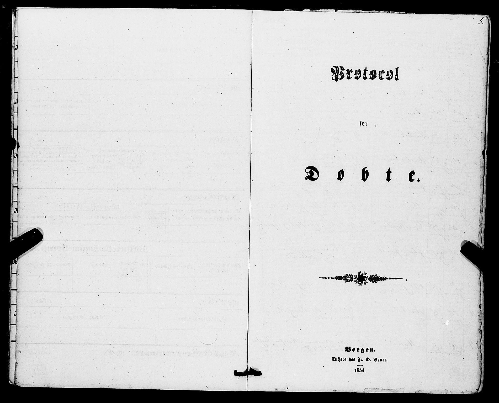 Os sokneprestembete, SAB/A-99929: Parish register (official) no. A 17, 1860-1873, p. 5