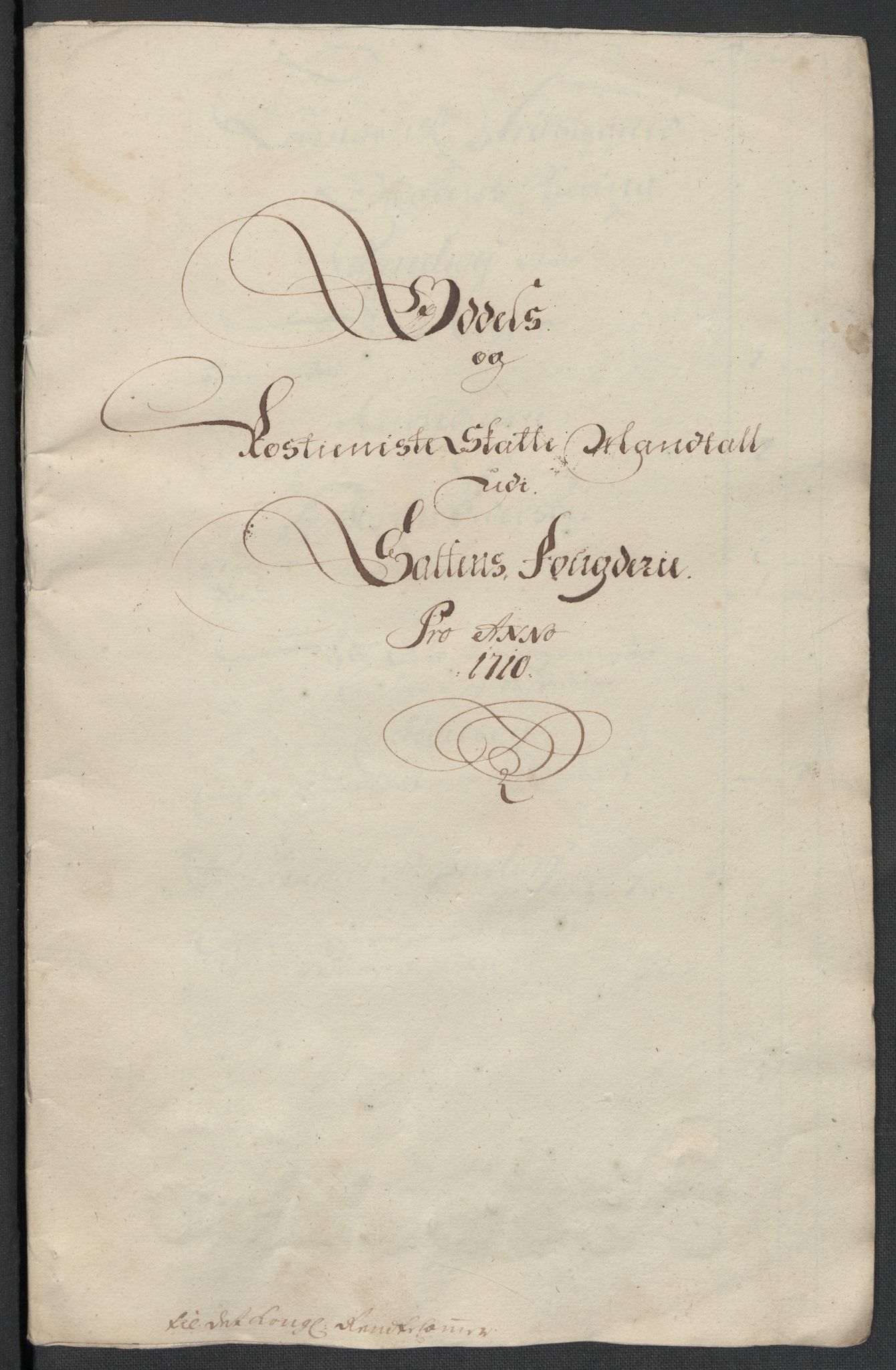 Rentekammeret inntil 1814, Reviderte regnskaper, Fogderegnskap, RA/EA-4092/R66/L4581: Fogderegnskap Salten, 1707-1710, p. 451