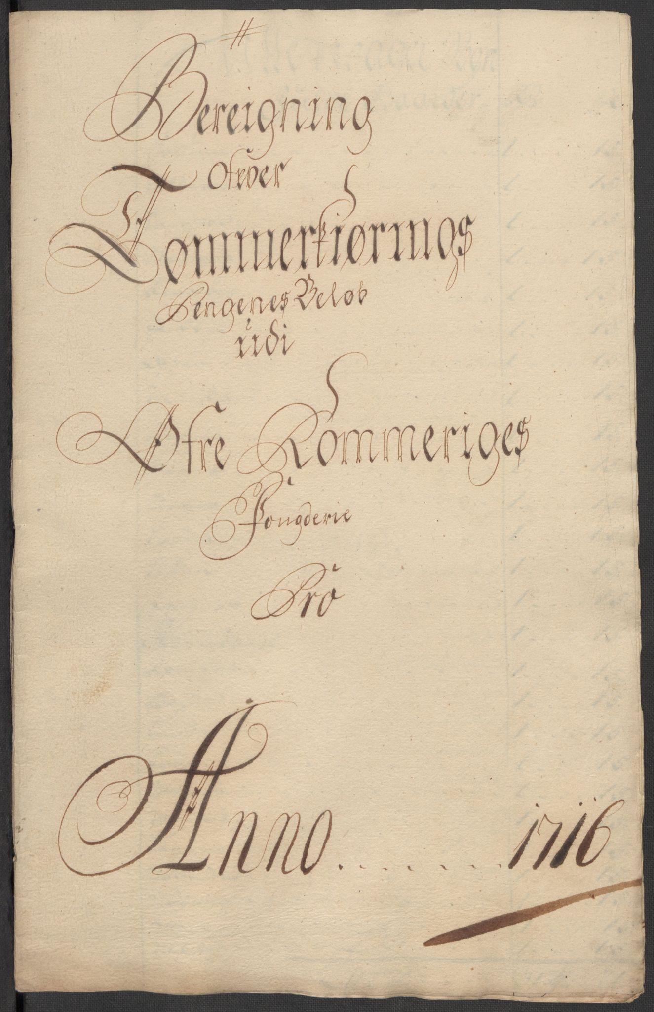 Rentekammeret inntil 1814, Reviderte regnskaper, Fogderegnskap, RA/EA-4092/R12/L0725: Fogderegnskap Øvre Romerike, 1716, p. 218