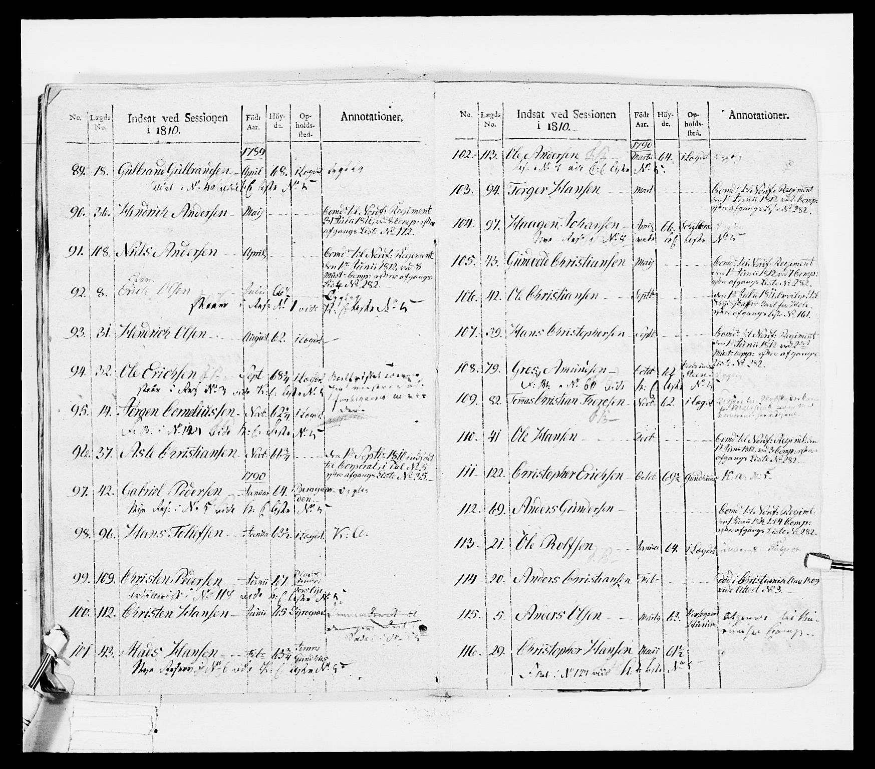 Generalitets- og kommissariatskollegiet, Det kongelige norske kommissariatskollegium, AV/RA-EA-5420/E/Eh/L0036a: Nordafjelske gevorbne infanteriregiment, 1813, p. 304