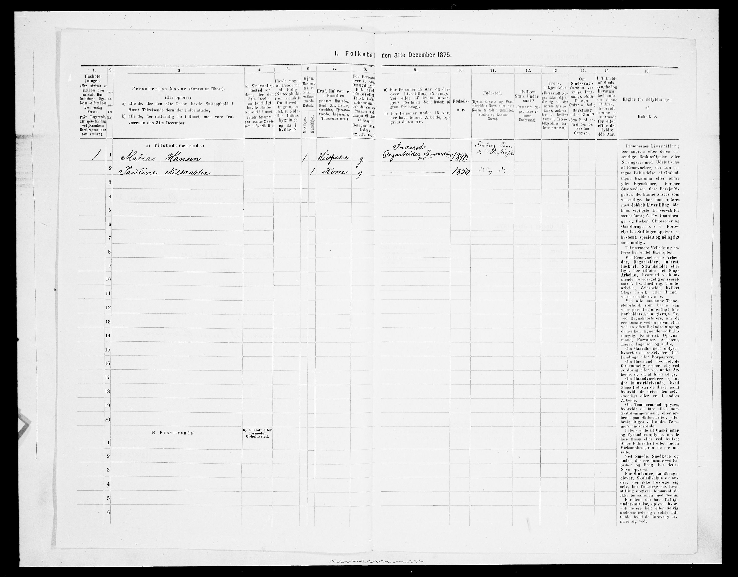 SAH, 1875 census for 0524L Fåberg/Fåberg og Lillehammer, 1875, p. 1273