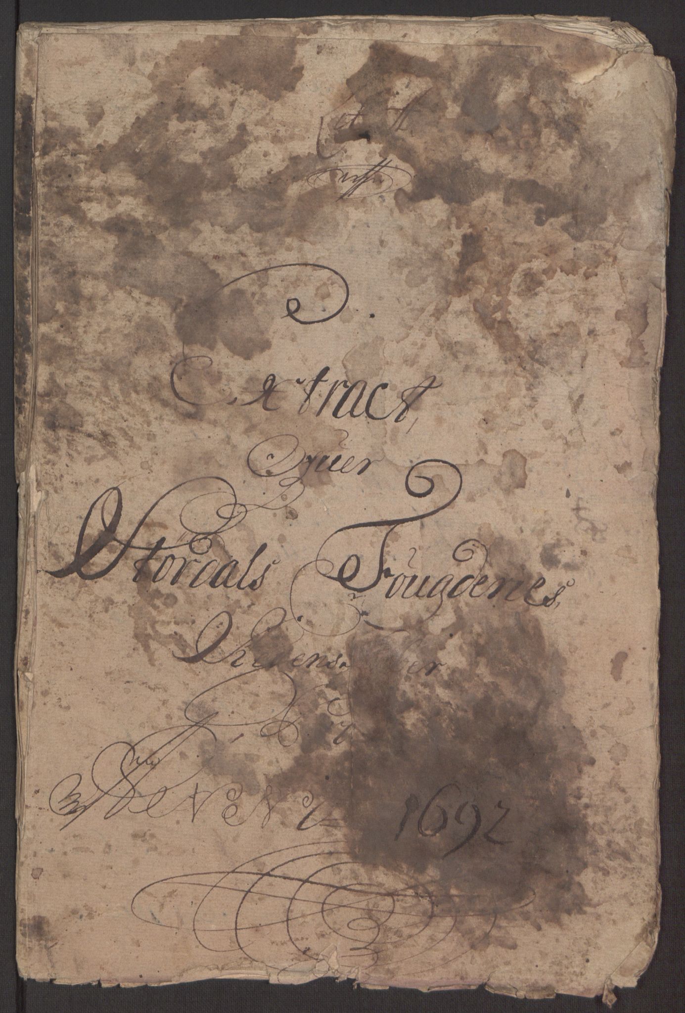 Rentekammeret inntil 1814, Reviderte regnskaper, Fogderegnskap, RA/EA-4092/R62/L4185: Fogderegnskap Stjørdal og Verdal, 1692, p. 7