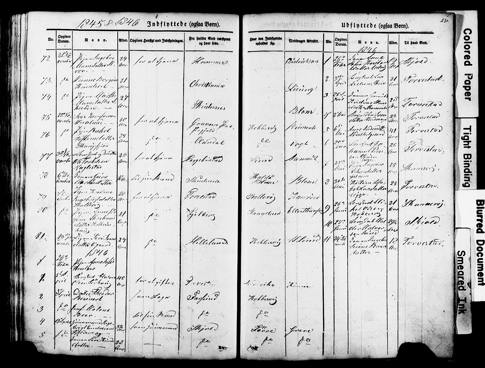 Avaldsnes sokneprestkontor, SAST/A -101851/H/Ha/Haa/L0007: Parish register (official) no. A 7, 1841-1853, p. 230