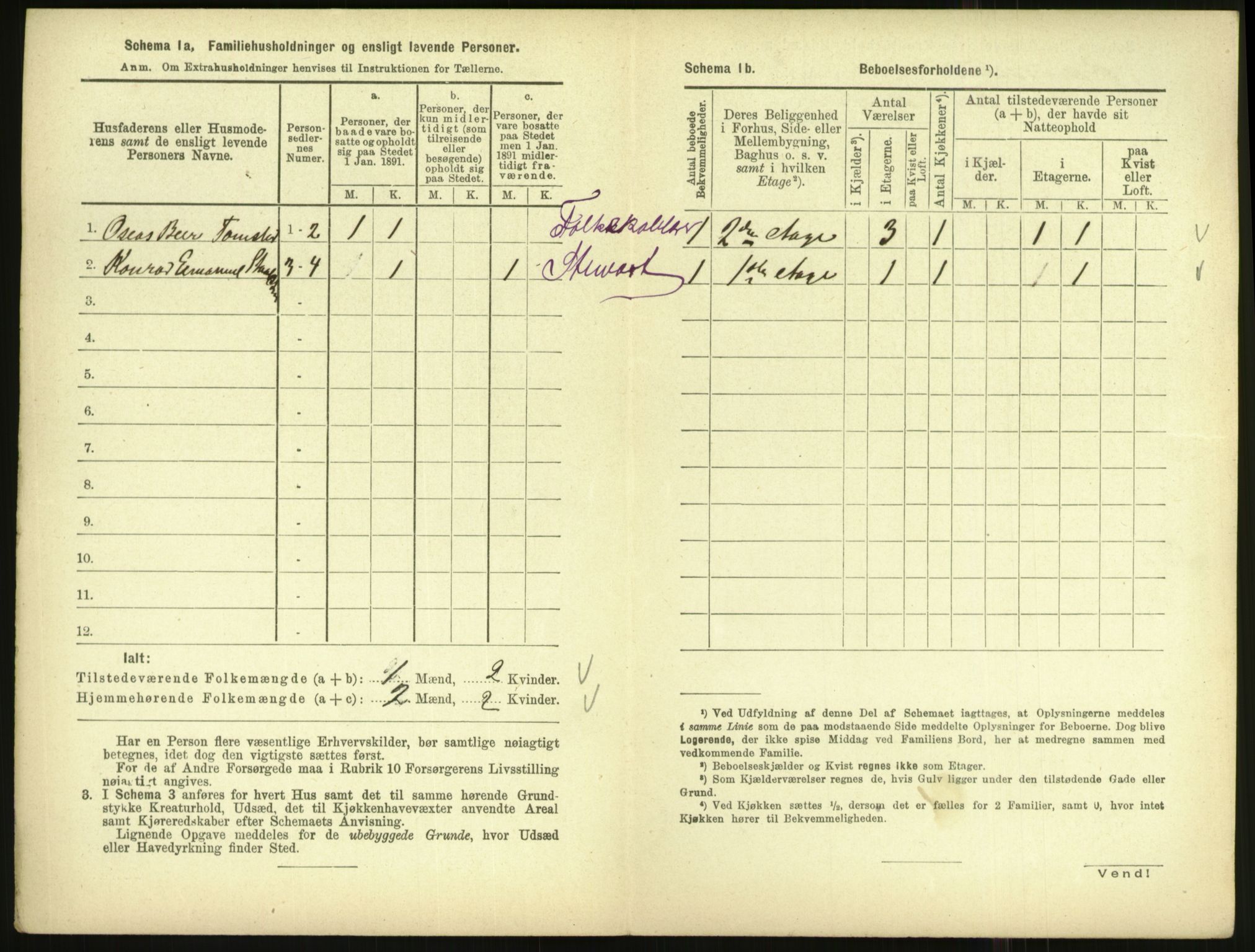 RA, 1891 census for 1003 Farsund, 1891, p. 335