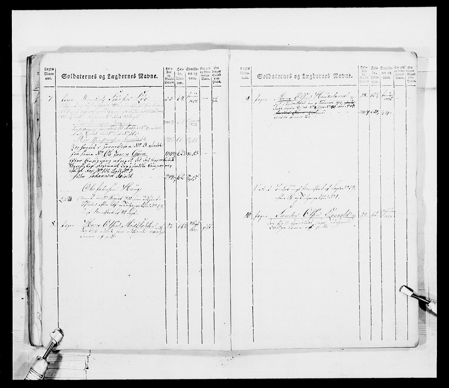 Generalitets- og kommissariatskollegiet, Det kongelige norske kommissariatskollegium, AV/RA-EA-5420/E/Eh/L0099: Bergenhusiske nasjonale infanteriregiment, 1812, p. 181