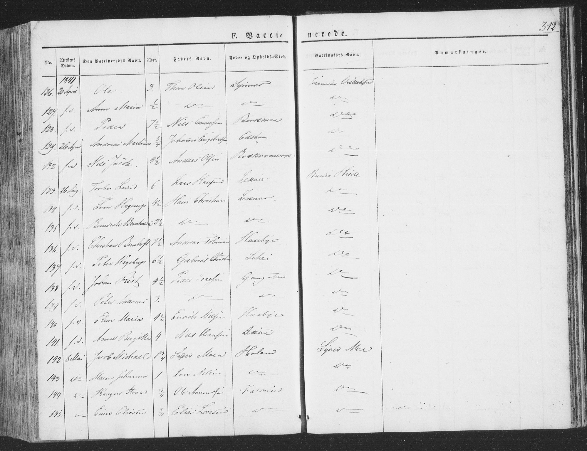 Ministerialprotokoller, klokkerbøker og fødselsregistre - Nord-Trøndelag, AV/SAT-A-1458/780/L0639: Parish register (official) no. 780A04, 1830-1844, p. 312