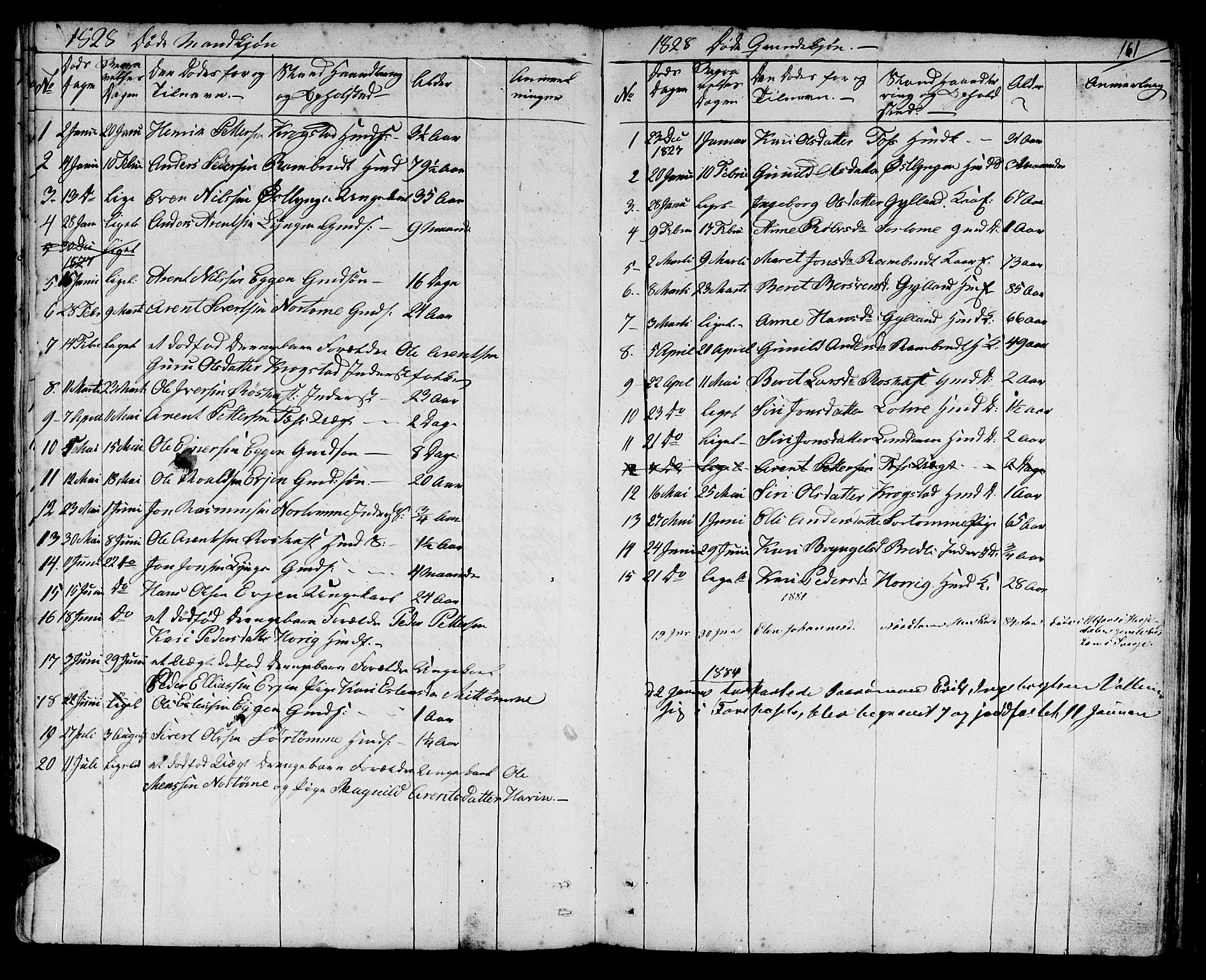 Ministerialprotokoller, klokkerbøker og fødselsregistre - Sør-Trøndelag, SAT/A-1456/692/L1108: Parish register (copy) no. 692C03, 1816-1833, p. 161