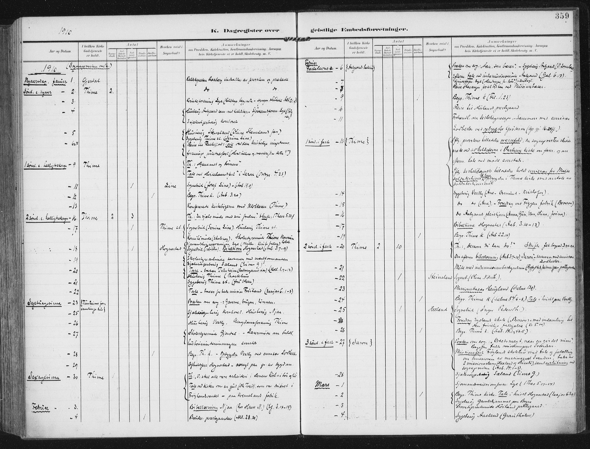 Lye sokneprestkontor, AV/SAST-A-101794/002/A/L0001: Parish register (official) no. A 12, 1904-1920, p. 359