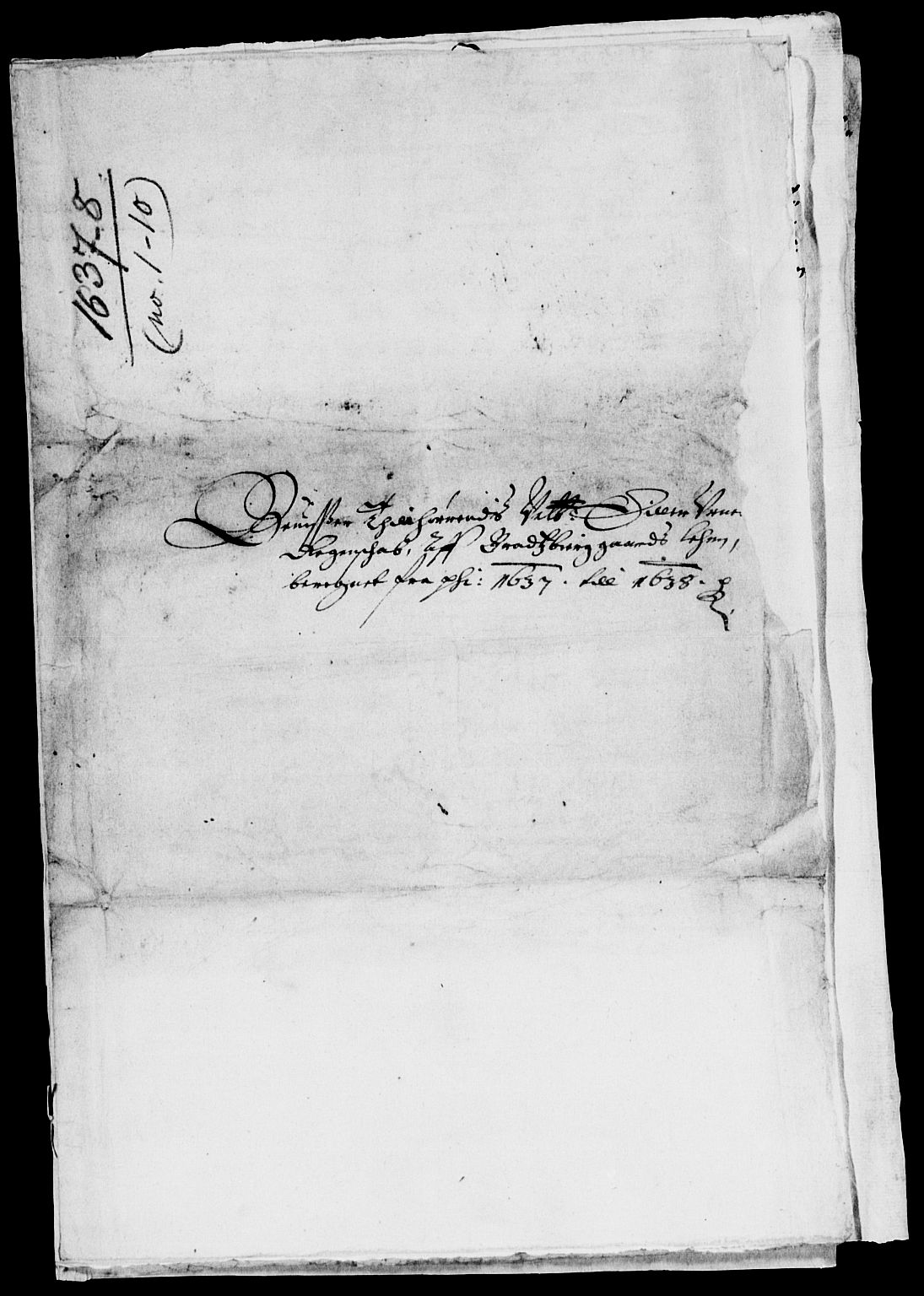 Rentekammeret inntil 1814, Reviderte regnskaper, Lensregnskaper, AV/RA-EA-5023/R/Rb/Rbp/L0019: Bratsberg len, 1636-1638