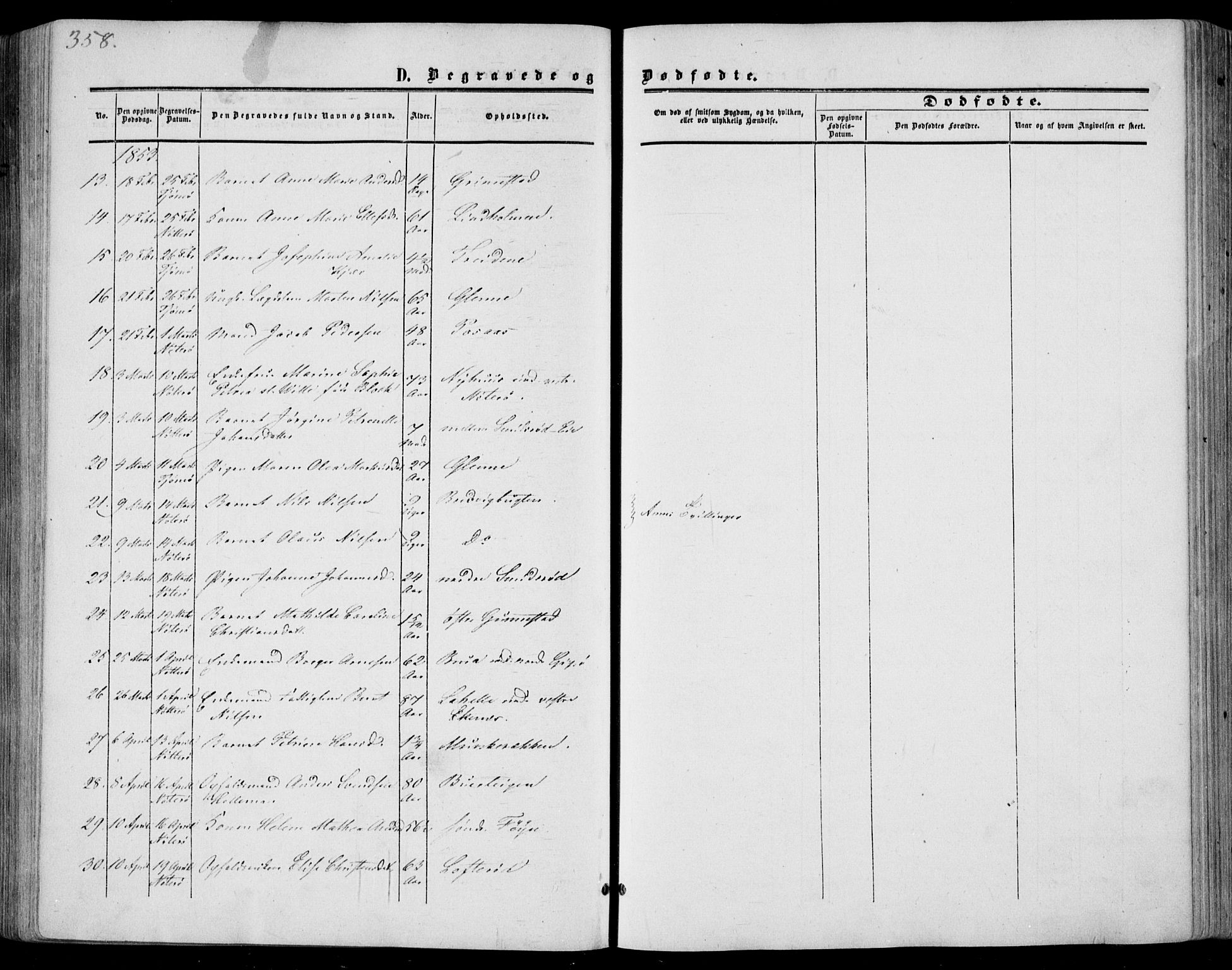 Nøtterøy kirkebøker, AV/SAKO-A-354/F/Fa/L0006: Parish register (official) no. I 6, 1852-1864, p. 358