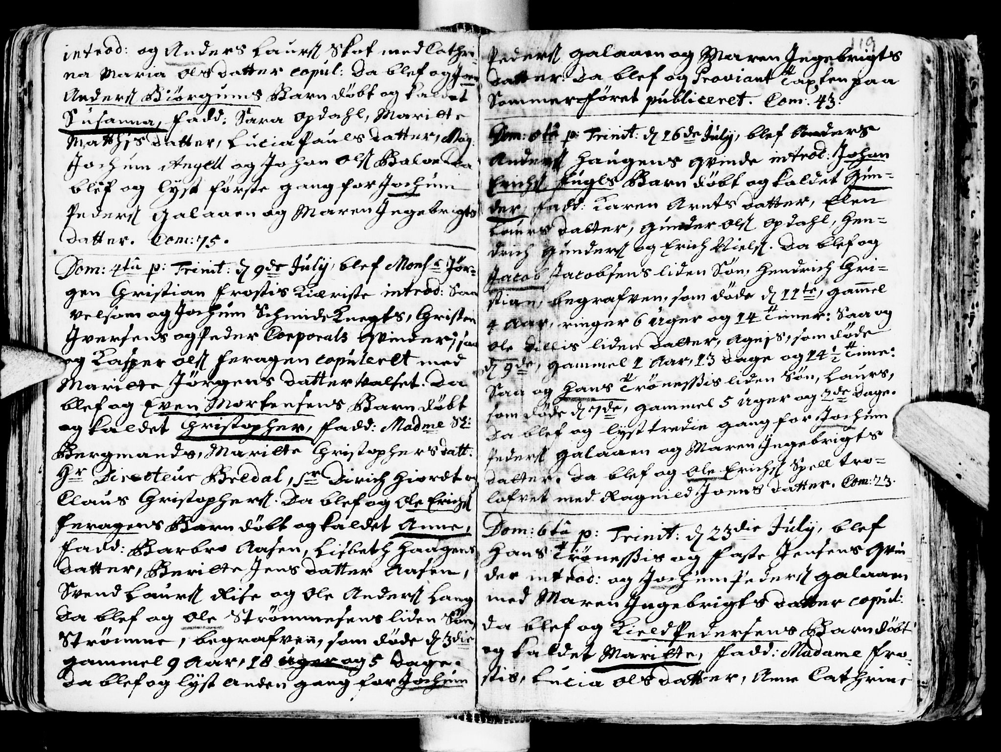 Ministerialprotokoller, klokkerbøker og fødselsregistre - Sør-Trøndelag, SAT/A-1456/681/L0924: Parish register (official) no. 681A02, 1720-1731, p. 118-119