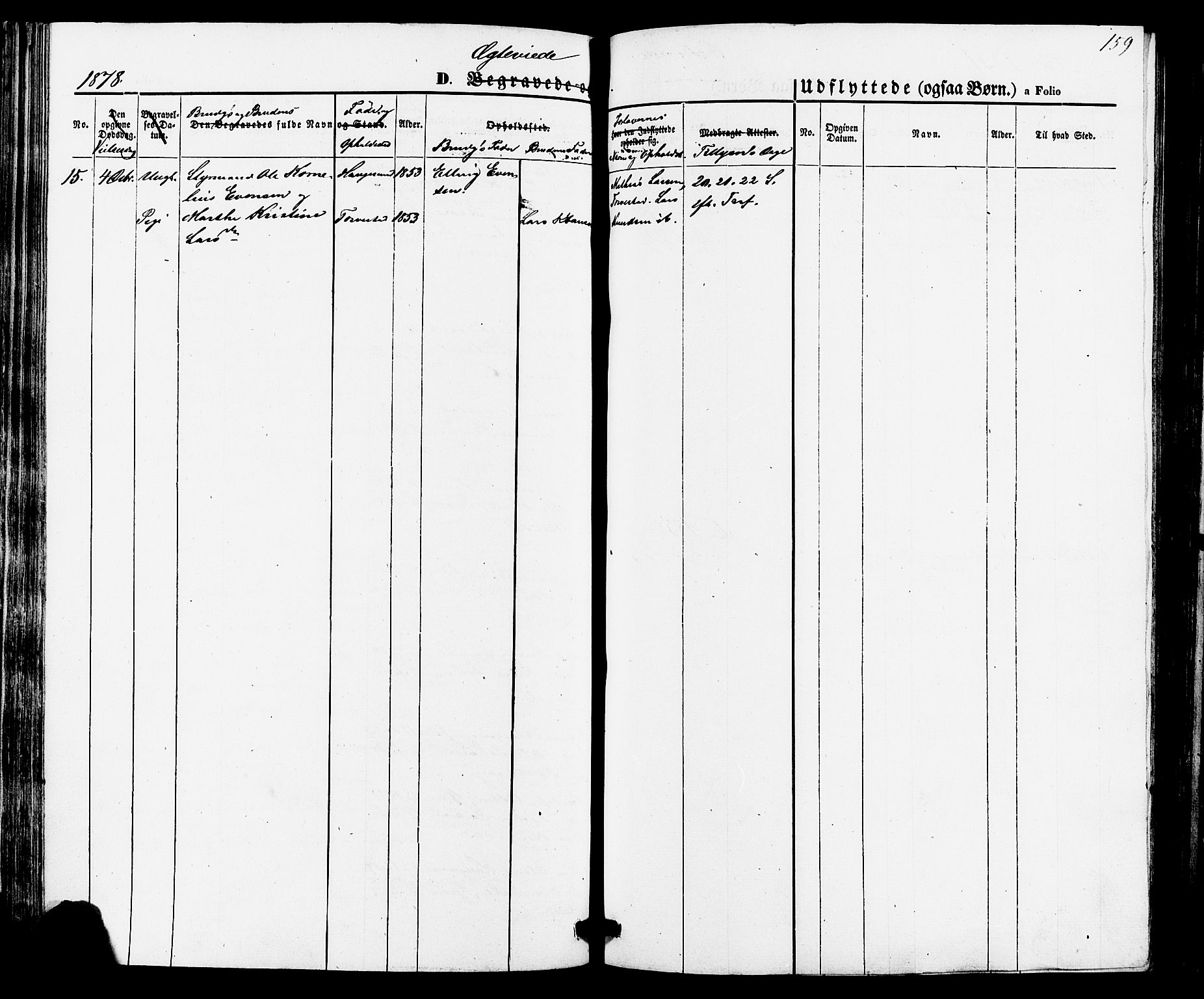 Torvastad sokneprestkontor, SAST/A -101857/H/Ha/Haa/L0010: Parish register (official) no. A 10, 1857-1878, p. 159