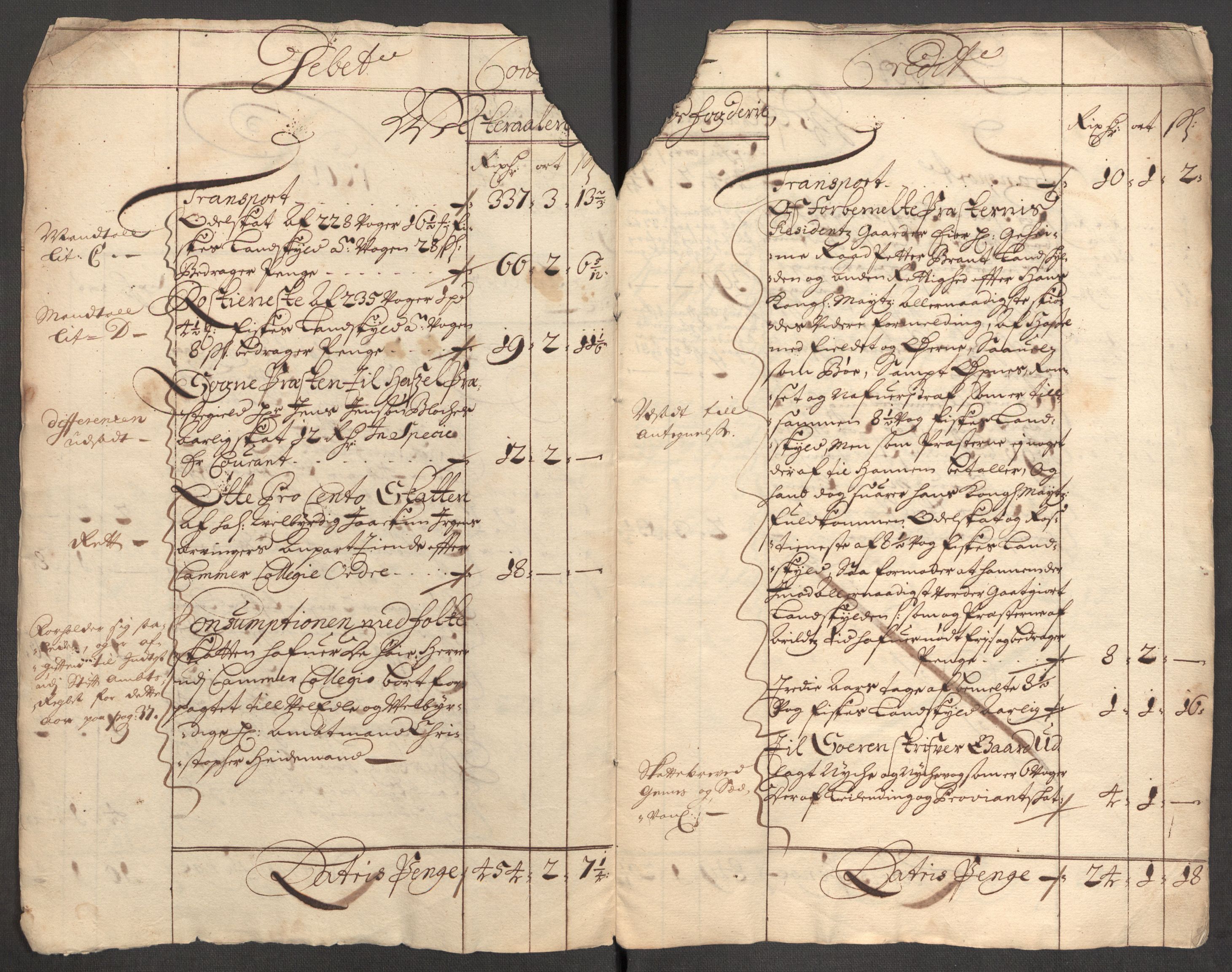 Rentekammeret inntil 1814, Reviderte regnskaper, Fogderegnskap, AV/RA-EA-4092/R67/L4678: Fogderegnskap Vesterålen, Andenes og Lofoten, 1696-1708, p. 189