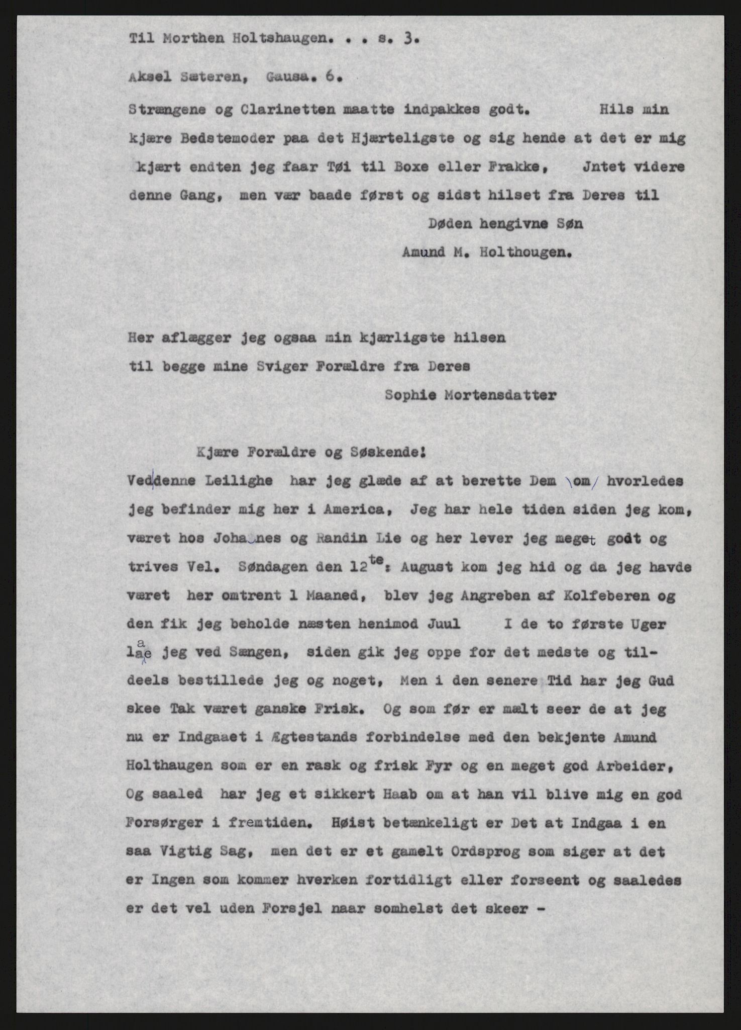 Samlinger til kildeutgivelse, Amerikabrevene, AV/RA-EA-4057/F/L0015: Innlån fra Oppland: Sæteren - Vigerust, 1838-1914, p. 47