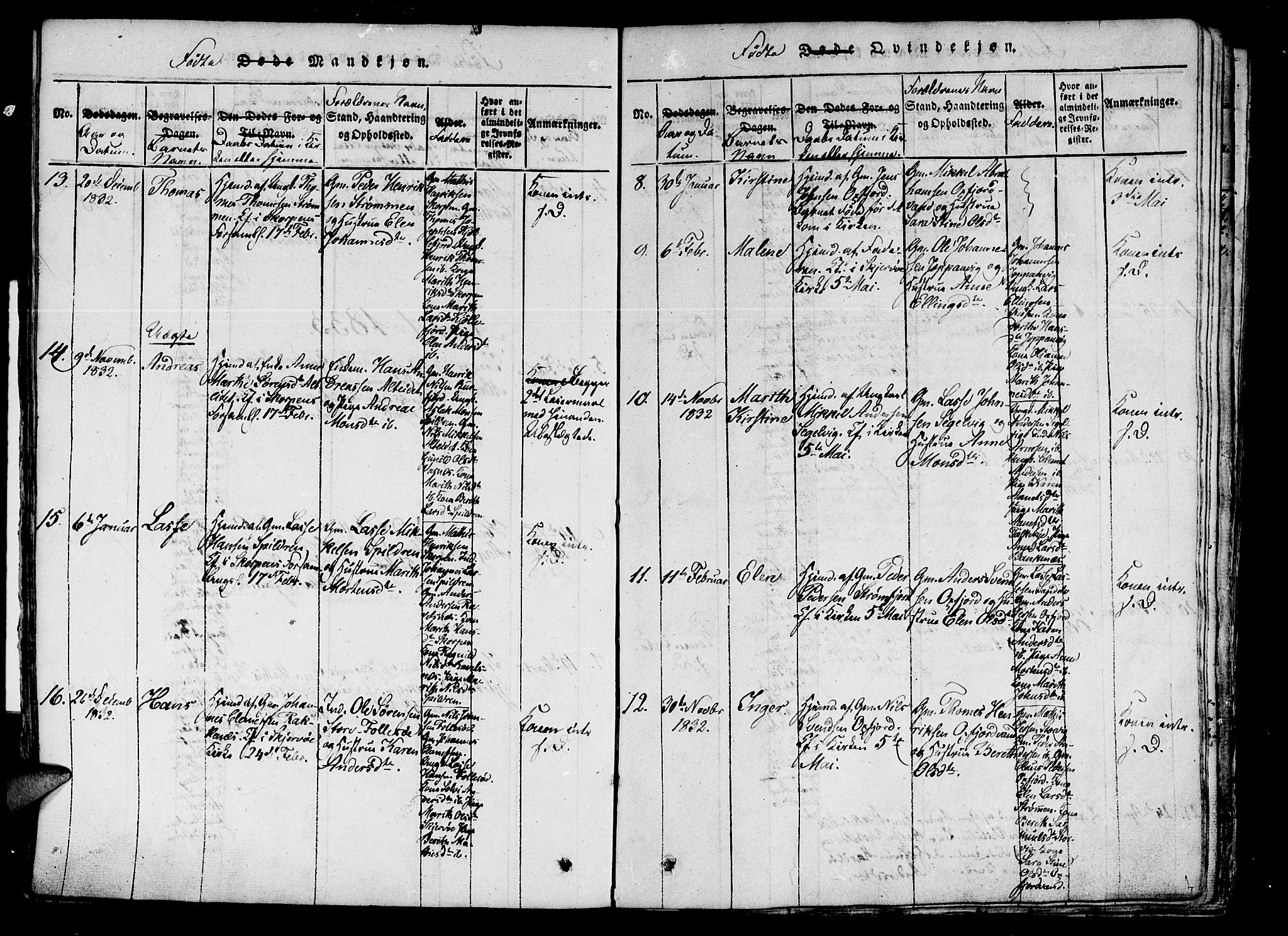 Skjervøy sokneprestkontor, AV/SATØ-S-1300/H/Ha/Haa/L0004kirke: Parish register (official) no. 4, 1820-1838