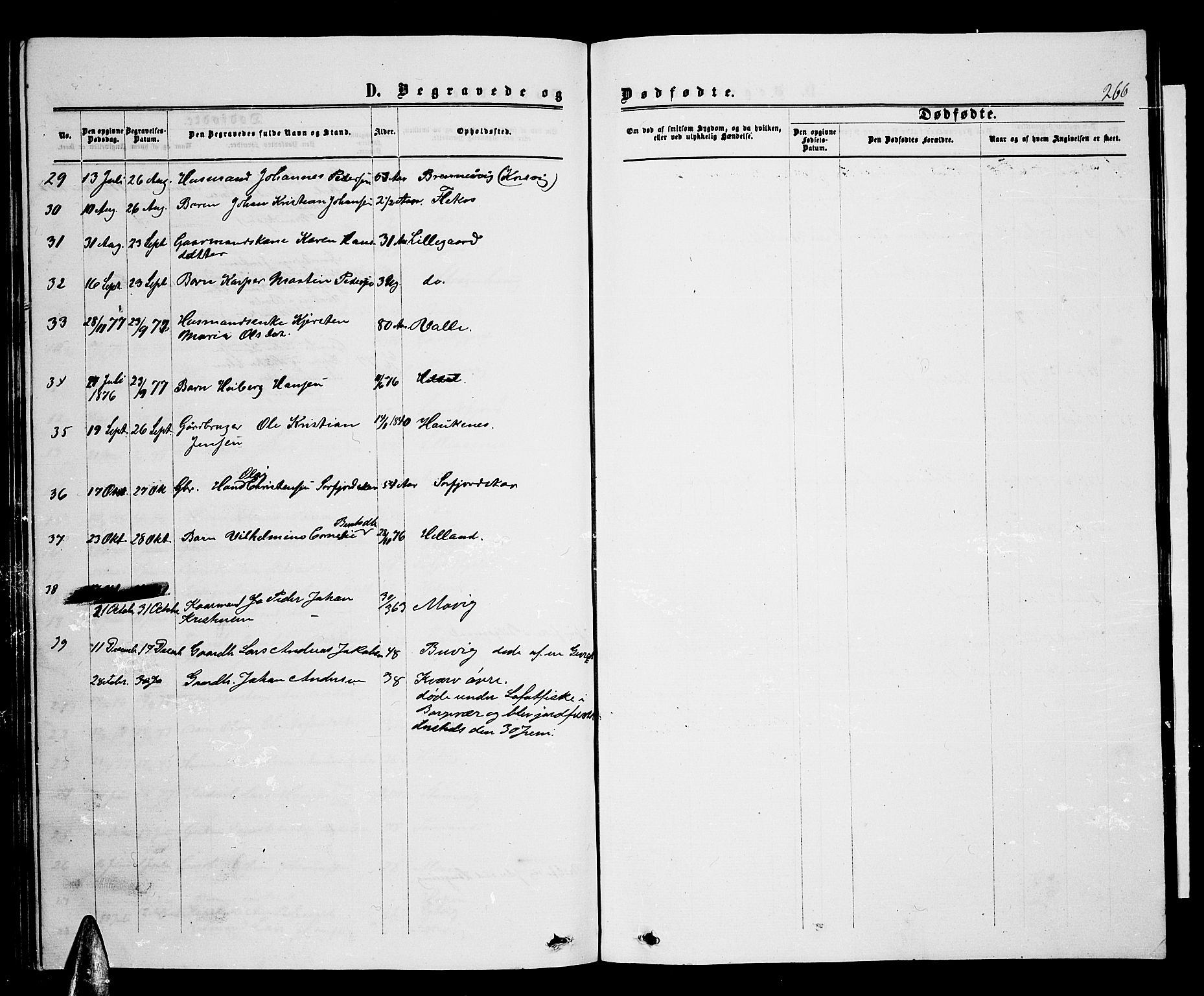 Ministerialprotokoller, klokkerbøker og fødselsregistre - Nordland, AV/SAT-A-1459/853/L0775: Parish register (copy) no. 853C03, 1859-1877, p. 266