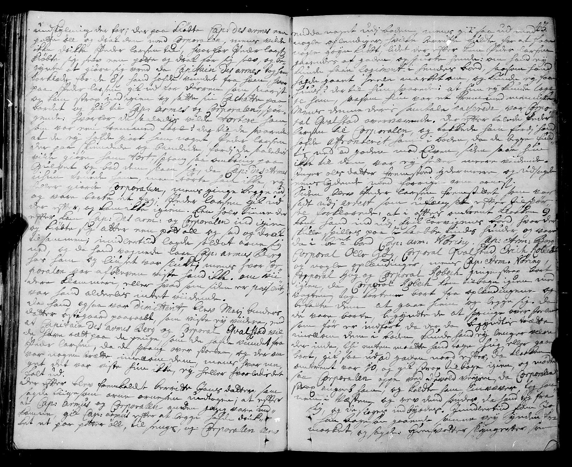 Romsdal sorenskriveri, SAT/A-4149/1/1/1A/L0009: Tingbok, 1722-1728, p. 42b-43a