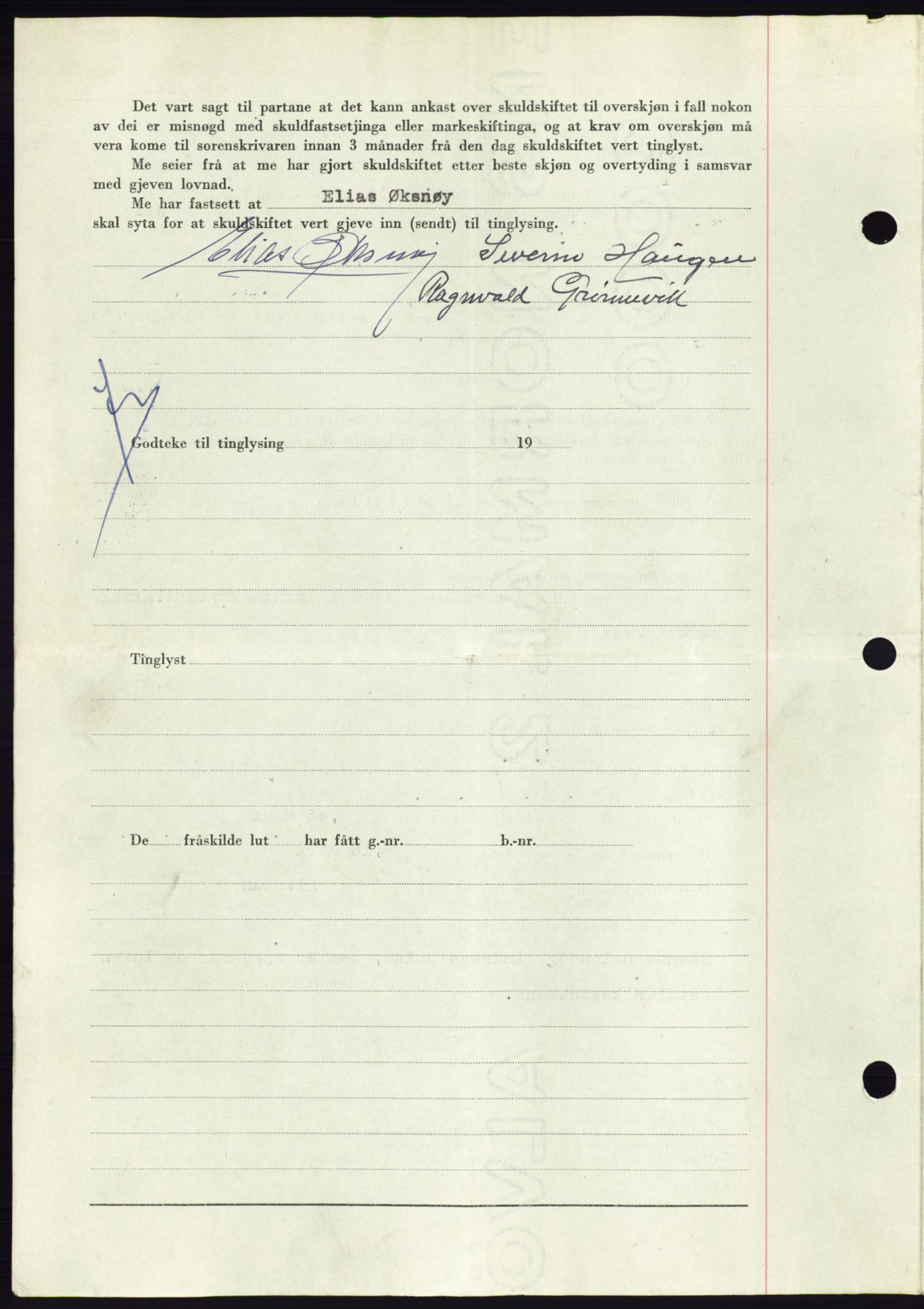 Søre Sunnmøre sorenskriveri, SAT/A-4122/1/2/2C/L0081: Mortgage book no. 7A, 1947-1948, Diary no: : 70/1948