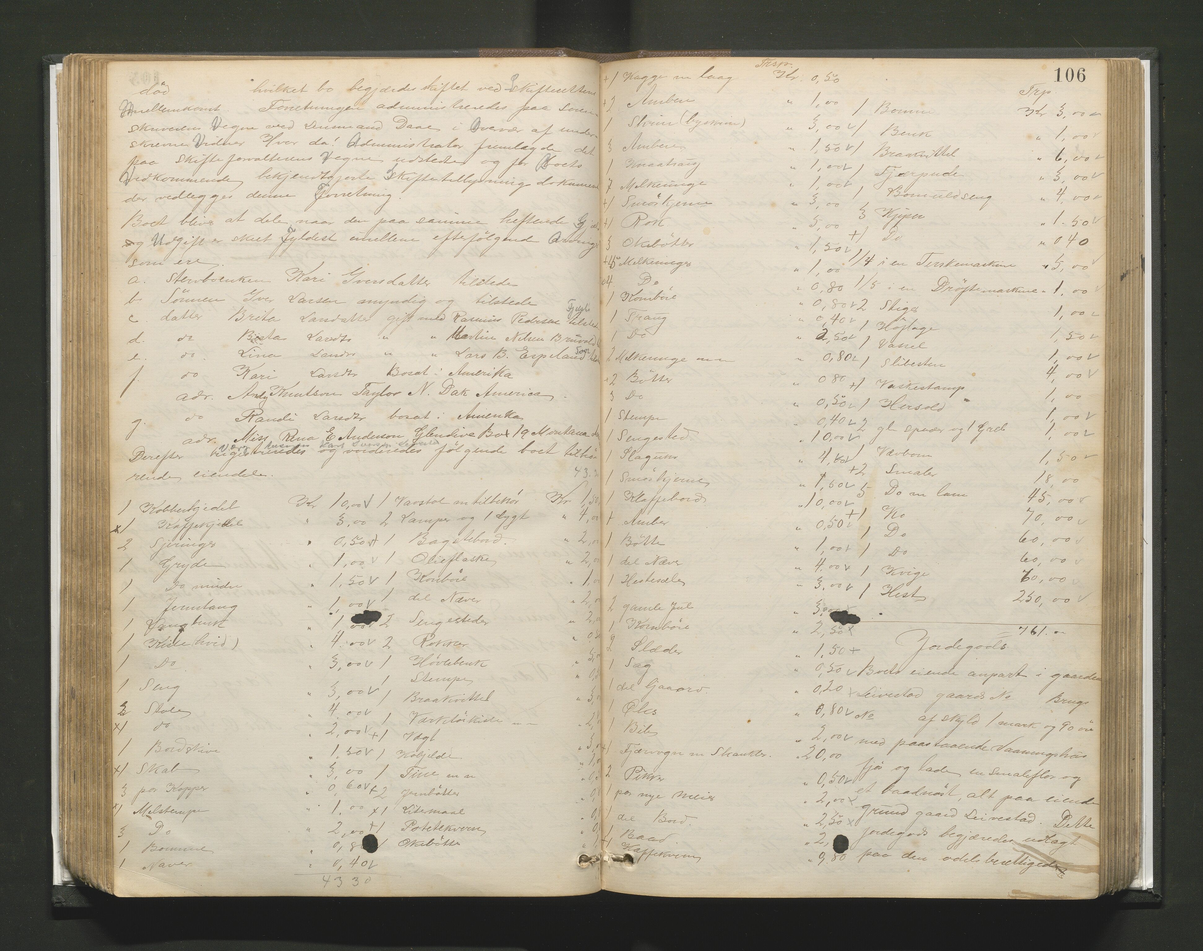 Lensmannen i Alversund, AV/SAB-A-30701/0006/L0001: Registreringsprotokoll, 1887-1913, p. 105b-106a