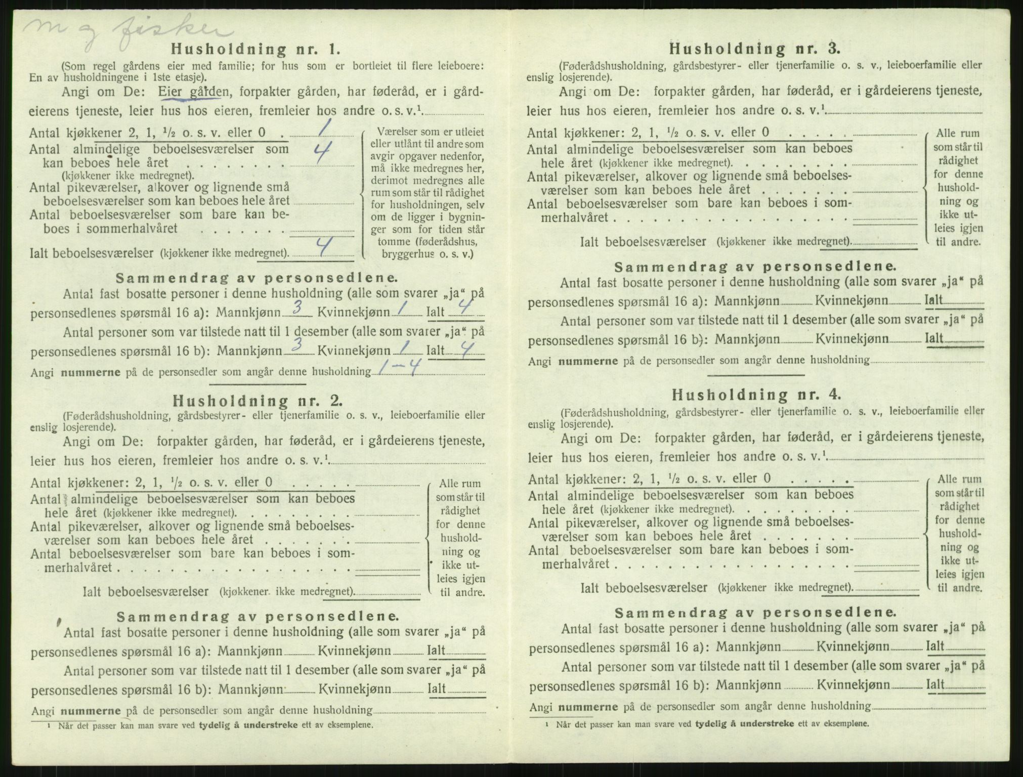 SAT, 1920 census for Bremsnes, 1920, p. 904