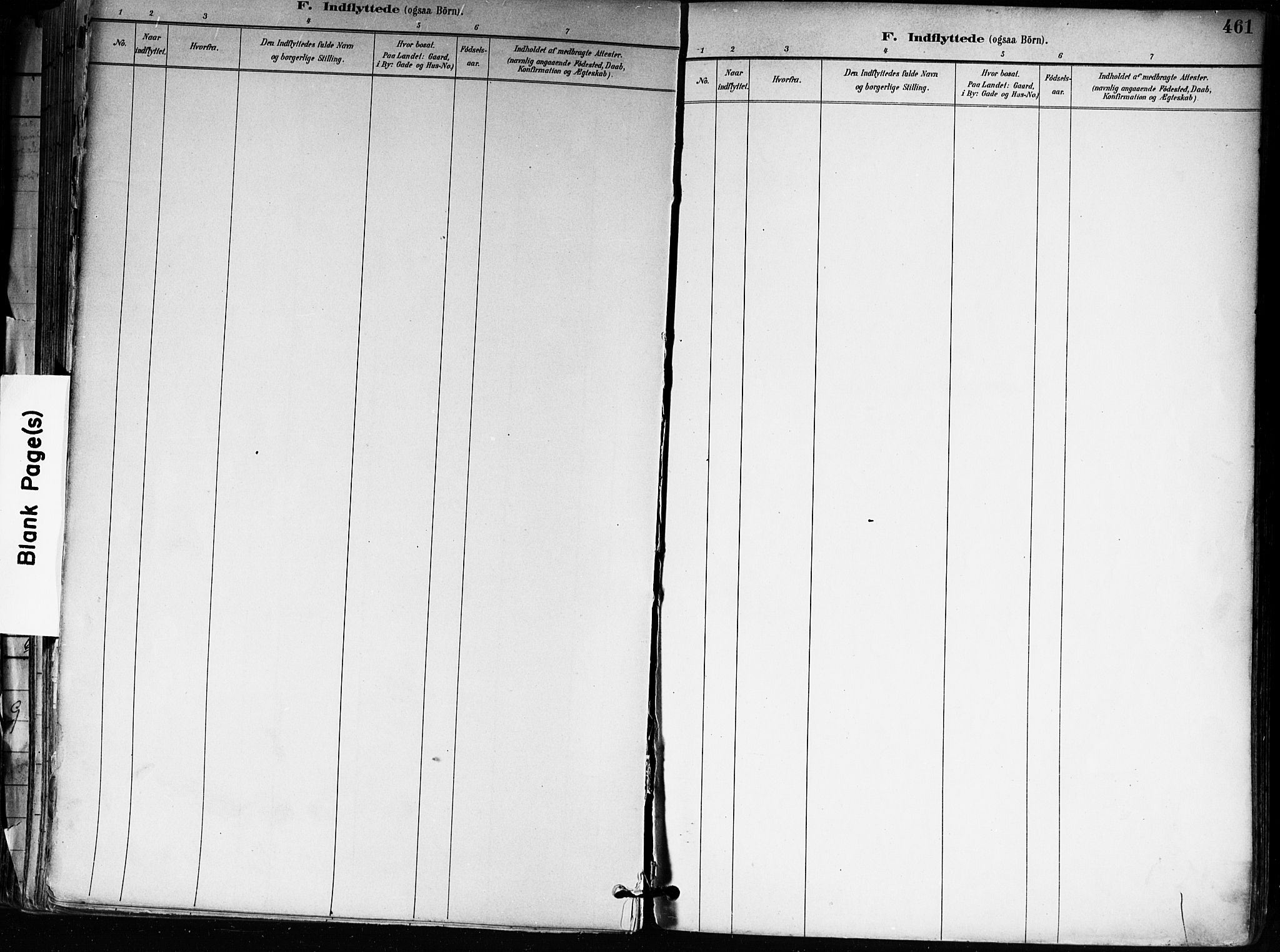 Tune prestekontor Kirkebøker, AV/SAO-A-2007/F/Fa/L0018: Parish register (official) no. 18, 1887-1898, p. 461