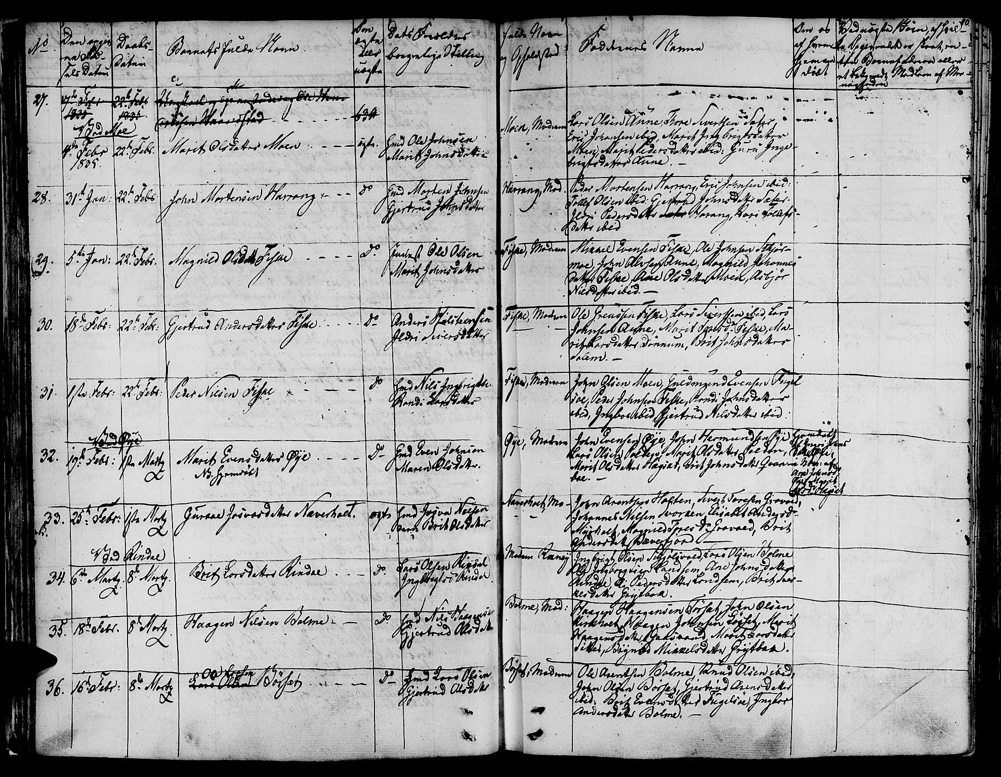 Ministerialprotokoller, klokkerbøker og fødselsregistre - Møre og Romsdal, AV/SAT-A-1454/595/L1042: Parish register (official) no. 595A04, 1829-1843, p. 40