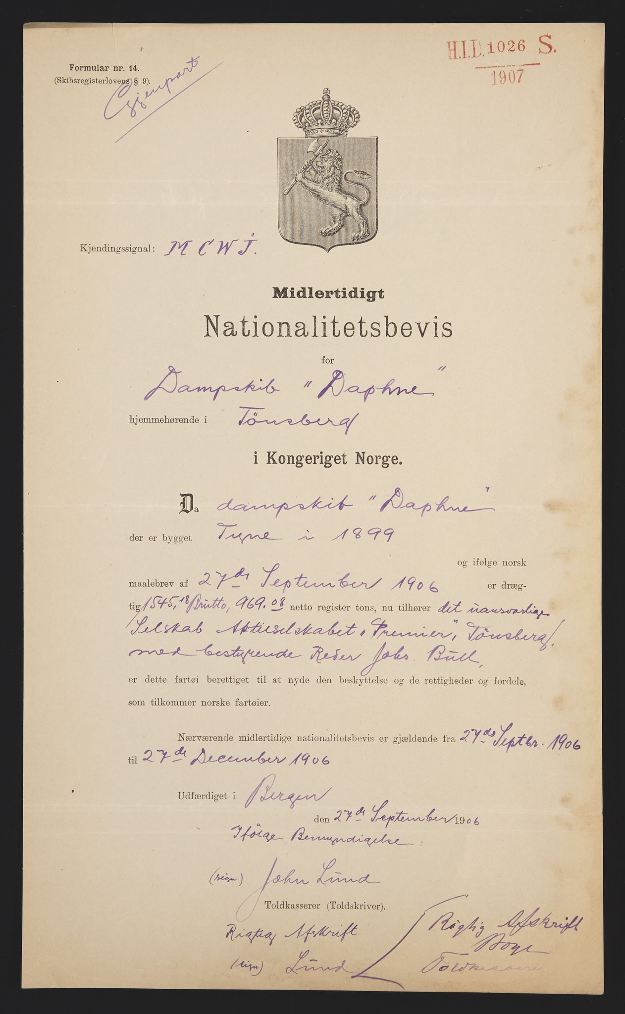 Sjøfartsdirektoratet med forløpere, skipsmapper slettede skip, AV/RA-S-4998/F/Fa/L0233: --, 1871-1917, p. 445