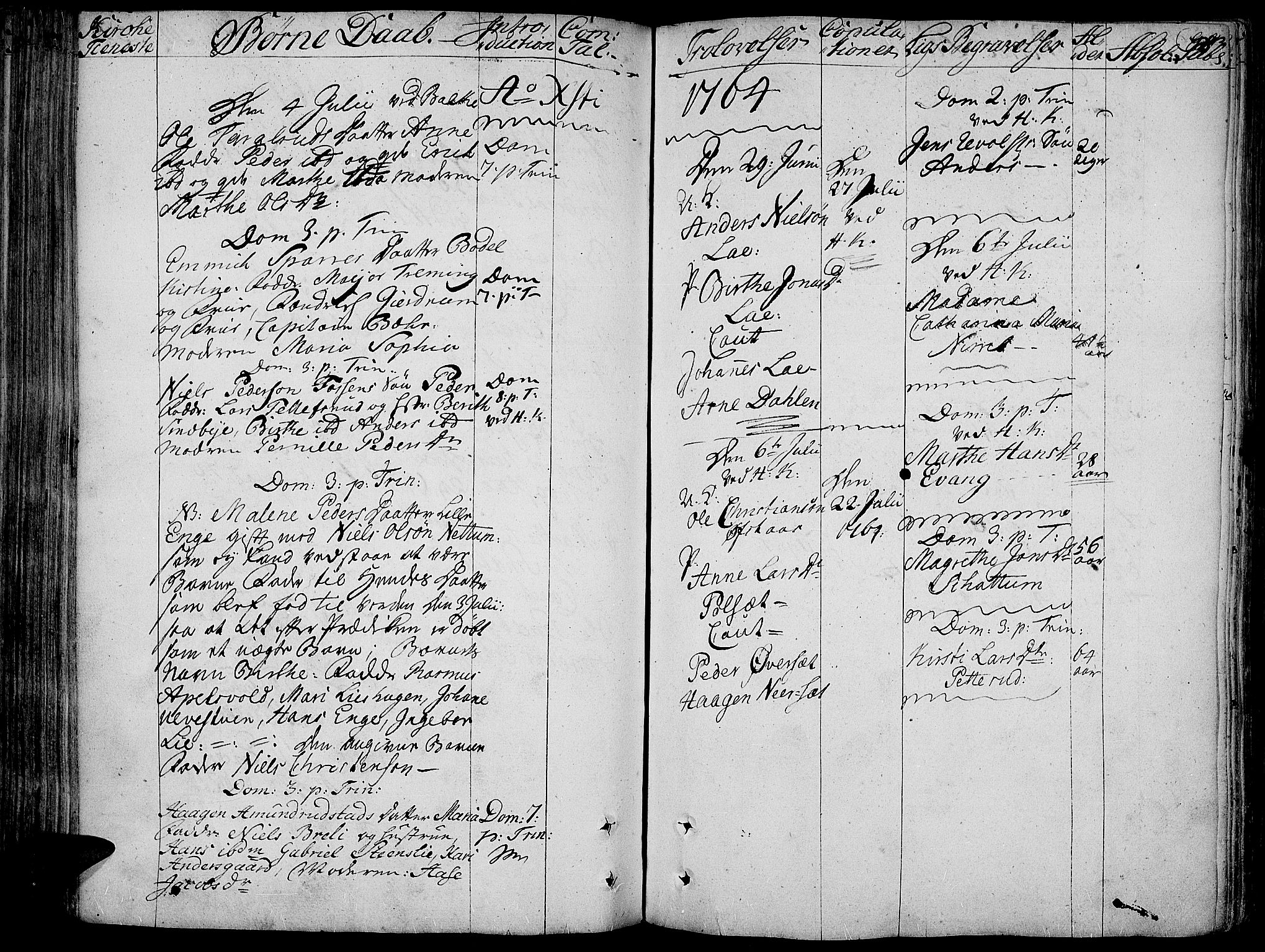 Toten prestekontor, SAH/PREST-102/H/Ha/Haa/L0005: Parish register (official) no. 5, 1761-1772, p. 98