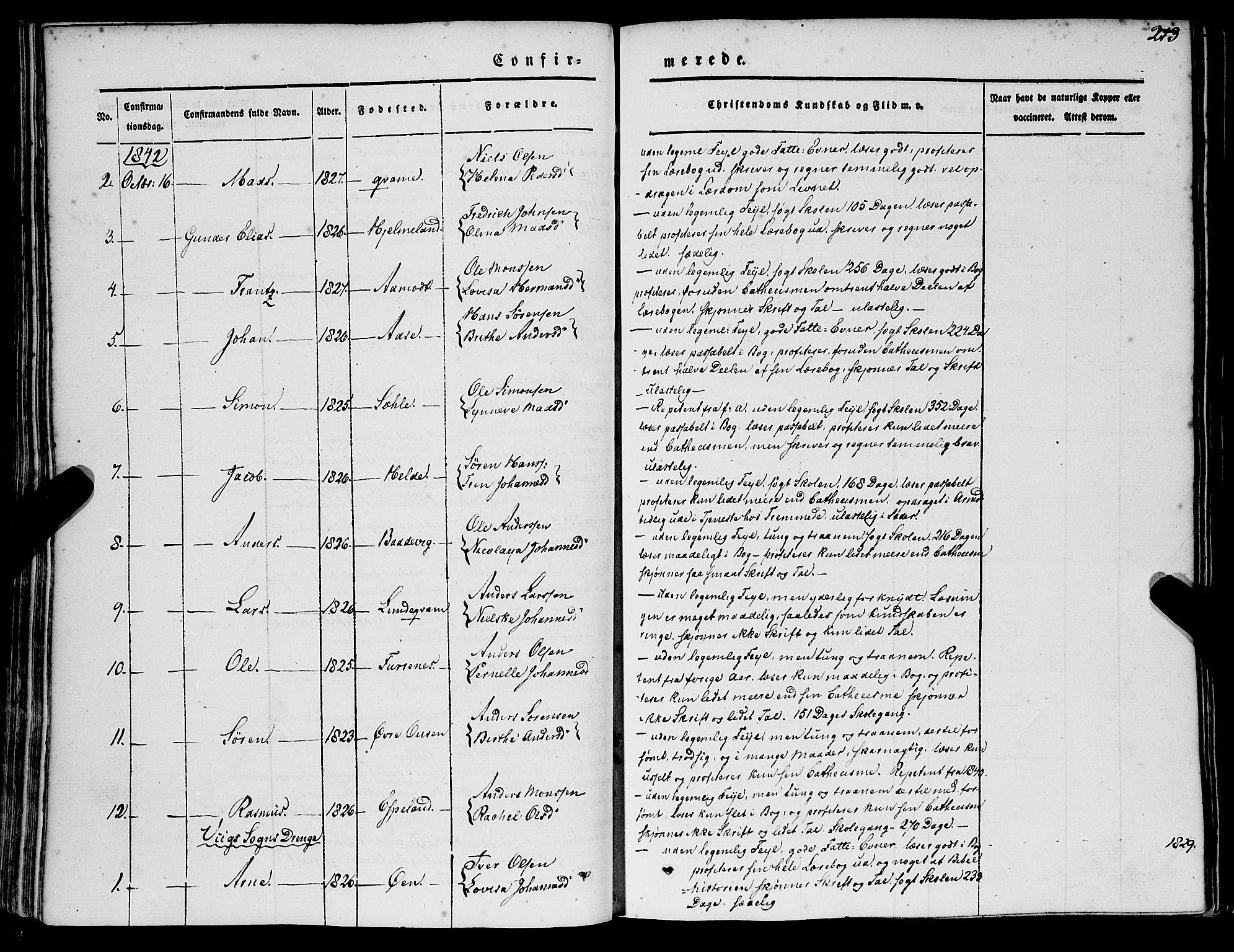 Gaular sokneprestembete, AV/SAB-A-80001/H/Haa: Parish register (official) no. A 4I, 1840-1859, p. 213