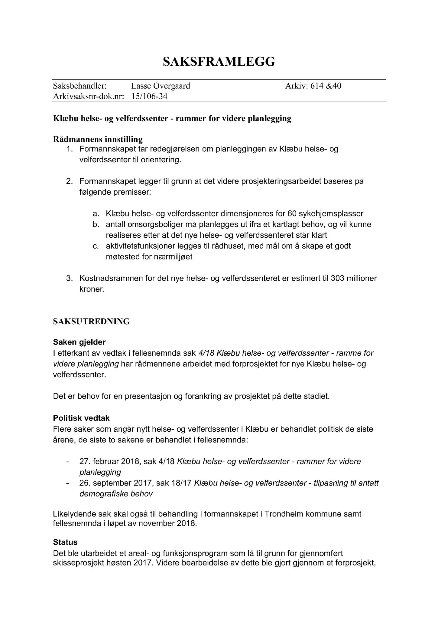 Klæbu Kommune, TRKO/KK/05-UOm/L009: Utvalg for omsorg - Møtedokumenter, 2018, p. 341