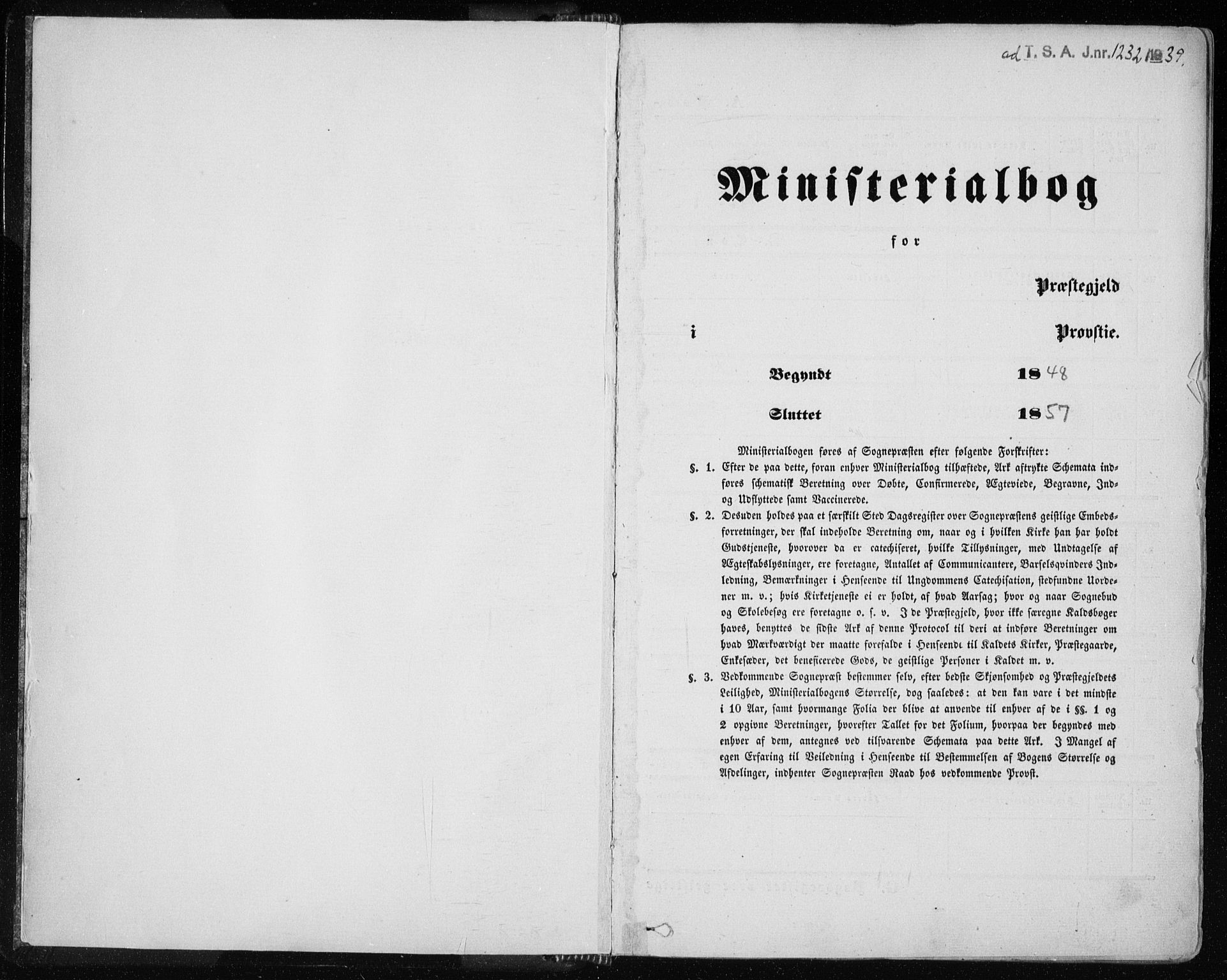 Ministerialprotokoller, klokkerbøker og fødselsregistre - Sør-Trøndelag, AV/SAT-A-1456/601/L0051: Parish register (official) no. 601A19, 1848-1857