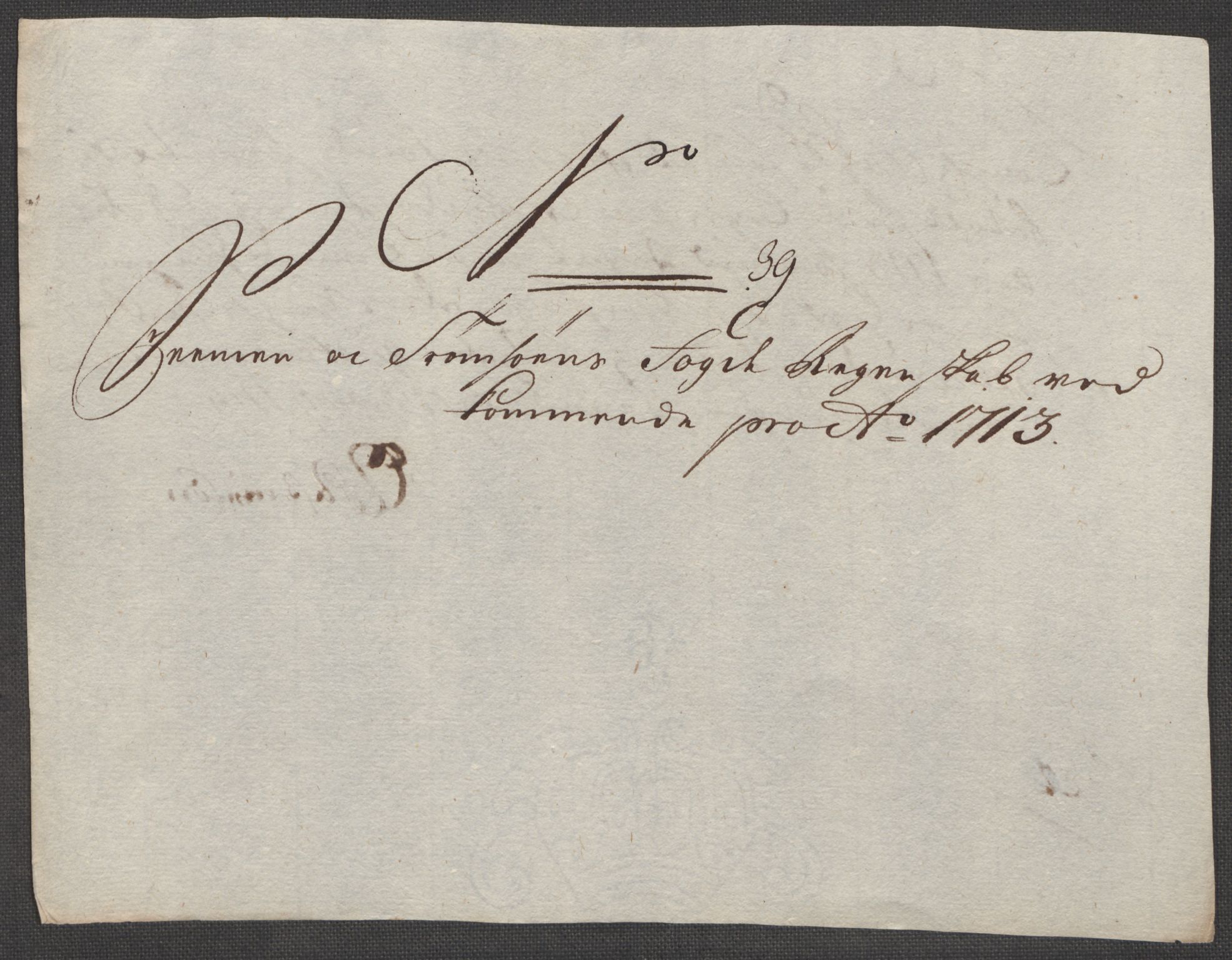 Rentekammeret inntil 1814, Reviderte regnskaper, Fogderegnskap, AV/RA-EA-4092/R68/L4759: Fogderegnskap Senja og Troms, 1713, p. 205