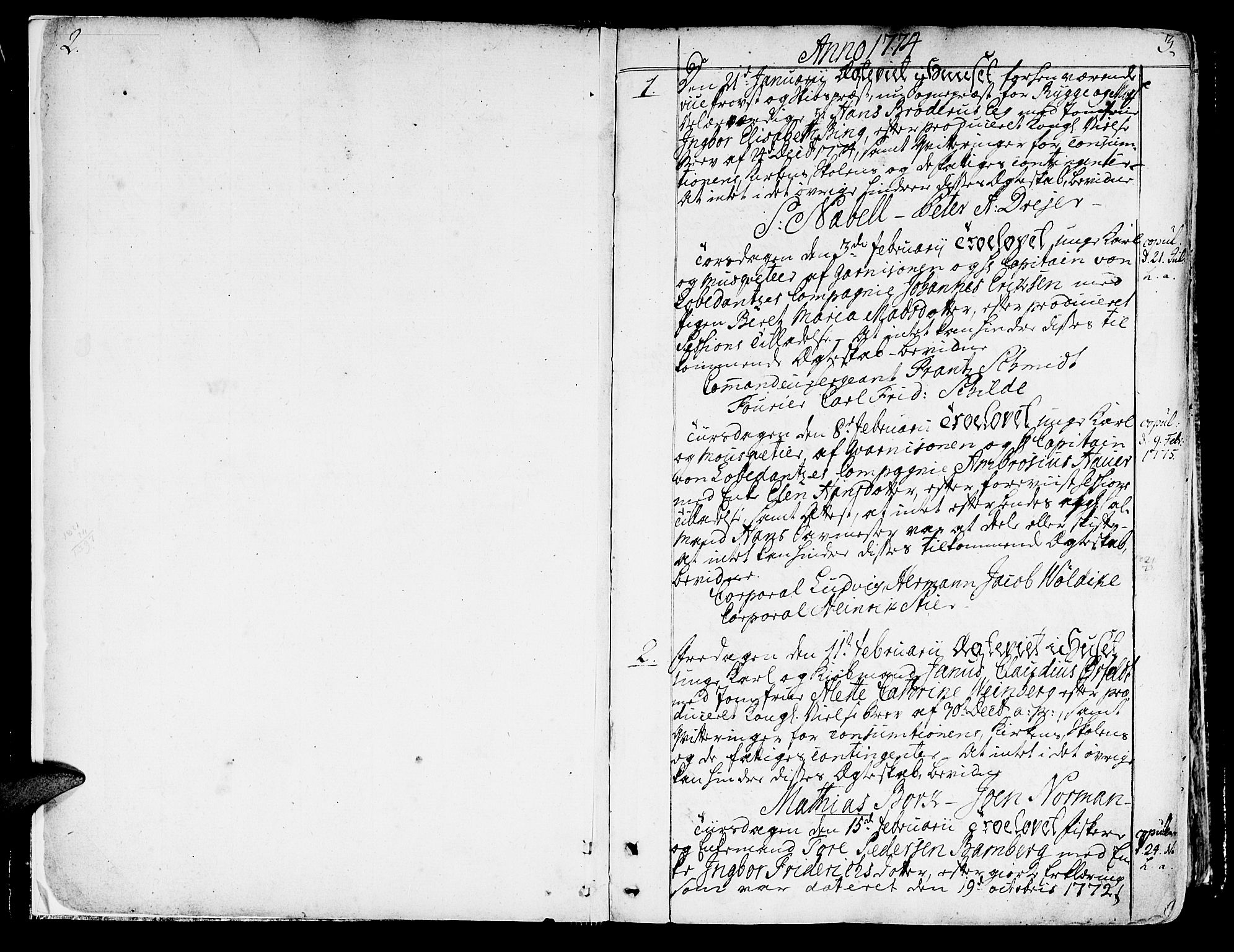 Ministerialprotokoller, klokkerbøker og fødselsregistre - Sør-Trøndelag, AV/SAT-A-1456/602/L0105: Parish register (official) no. 602A03, 1774-1814, p. 2-3