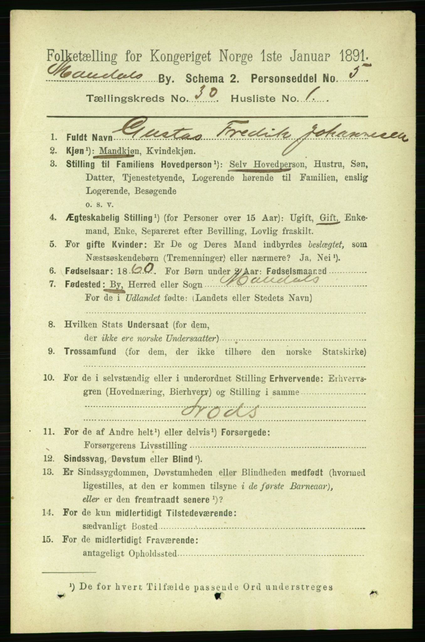 RA, 1891 census for 1002 Mandal, 1891, p. 5237