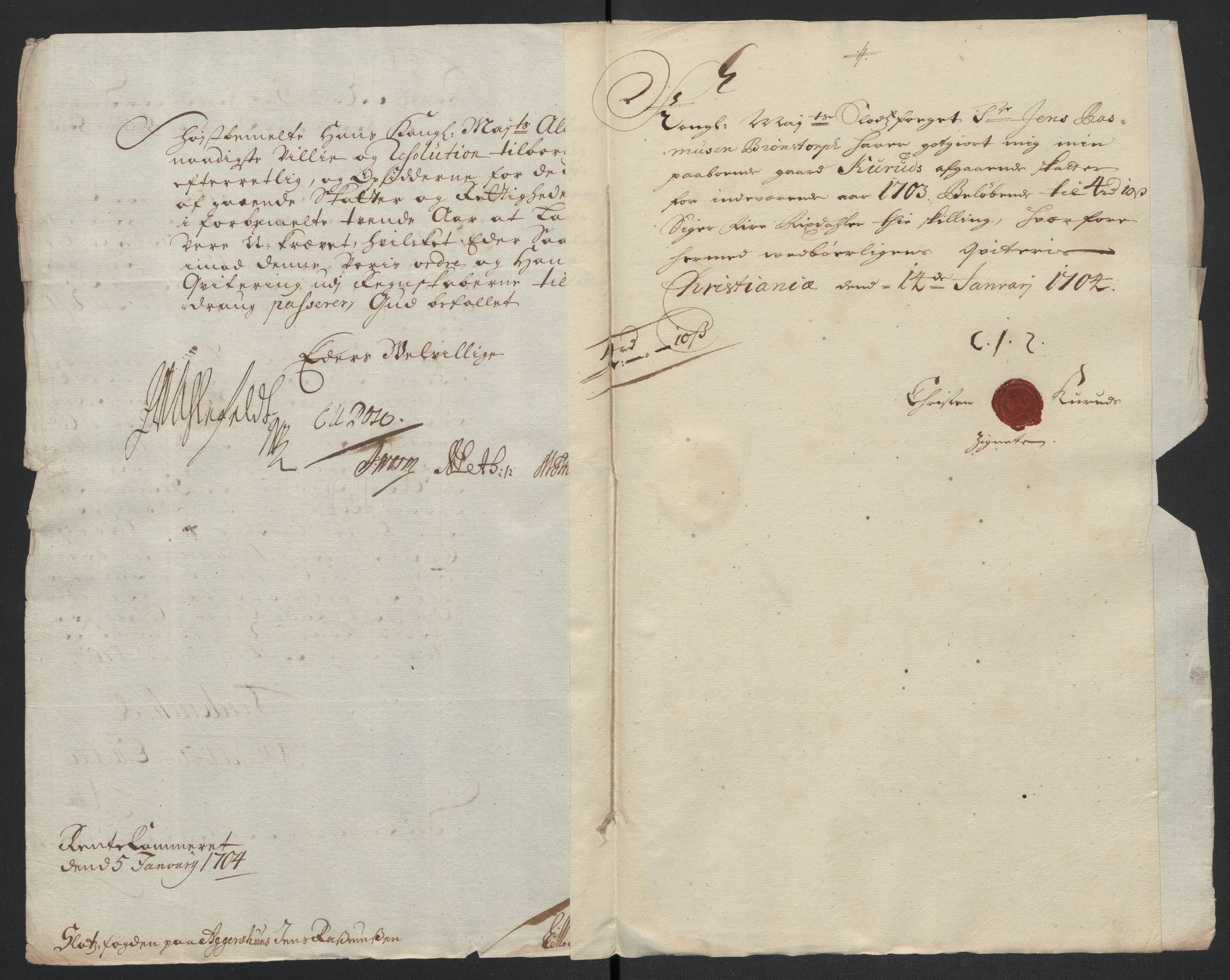 Rentekammeret inntil 1814, Reviderte regnskaper, Fogderegnskap, AV/RA-EA-4092/R10/L0445: Fogderegnskap Aker og Follo, 1703-1704, p. 249