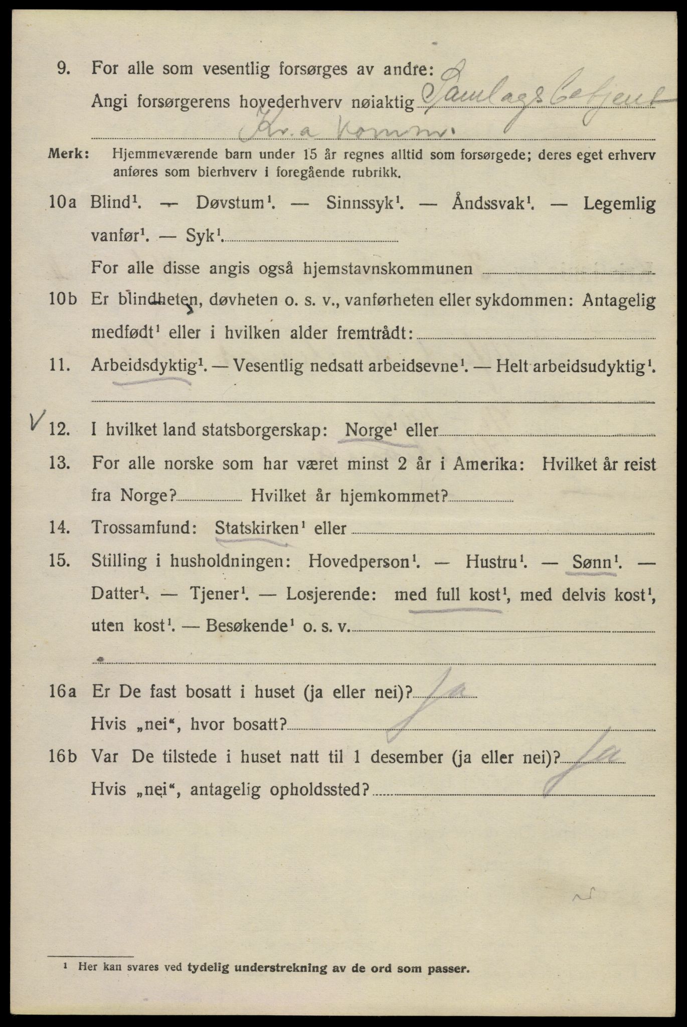 SAO, 1920 census for Kristiania, 1920, p. 236688