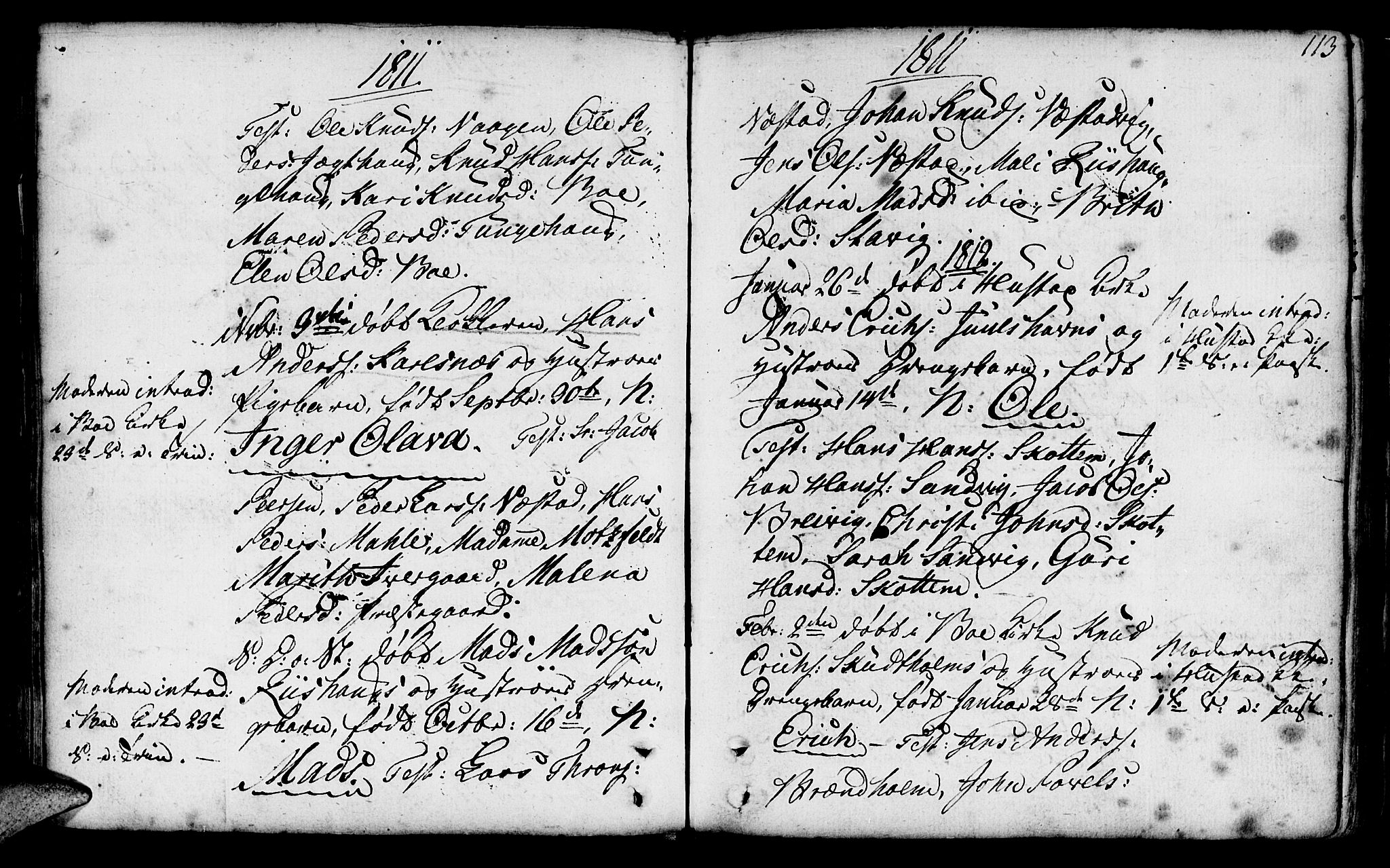 Ministerialprotokoller, klokkerbøker og fødselsregistre - Møre og Romsdal, SAT/A-1454/566/L0761: Parish register (official) no. 566A02 /1, 1767-1817, p. 113