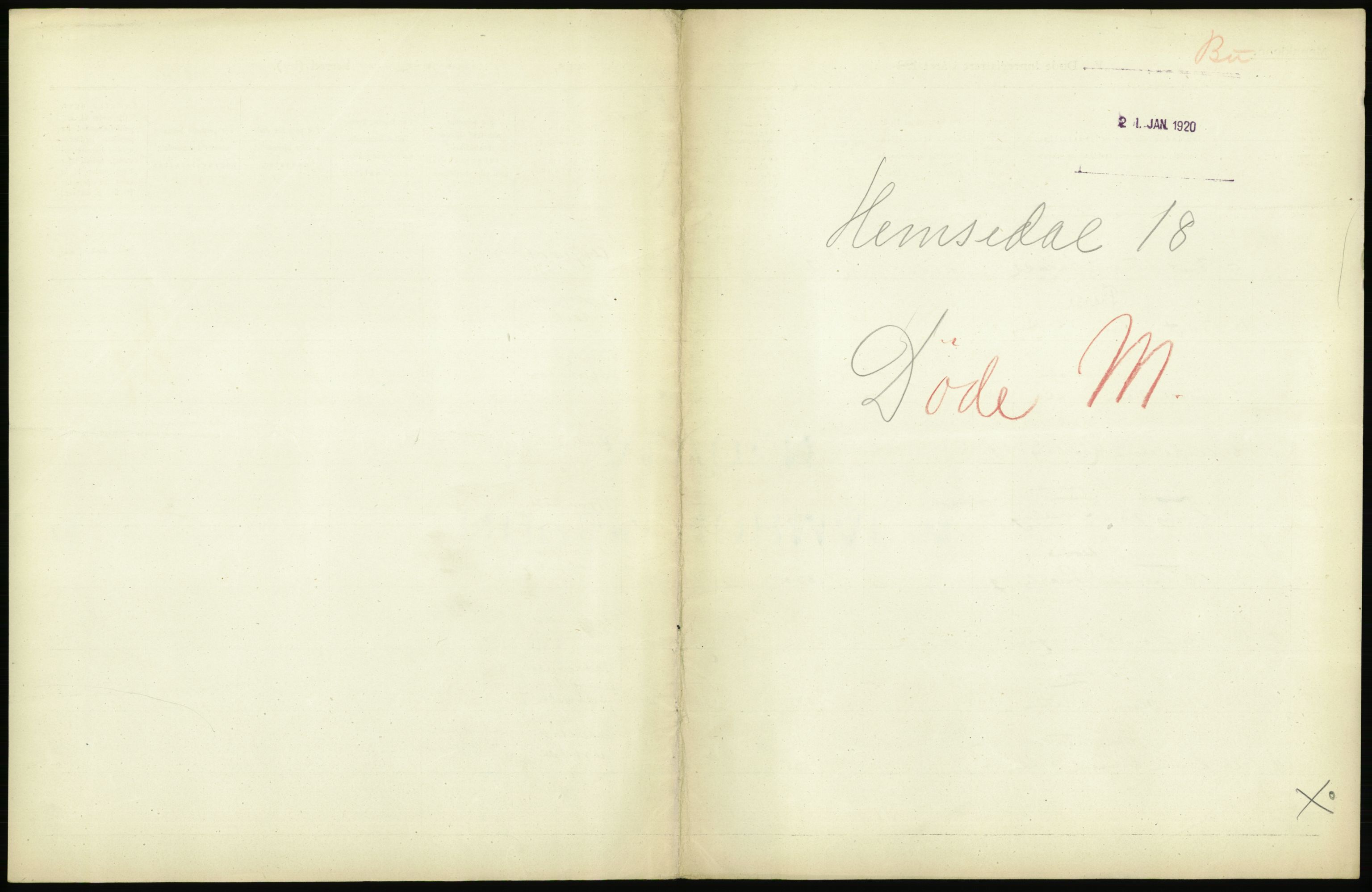 Statistisk sentralbyrå, Sosiodemografiske emner, Befolkning, AV/RA-S-2228/D/Df/Dfb/Dfbi/L0018: Buskerud fylke: Døde. Bygder og byer., 1919, p. 217