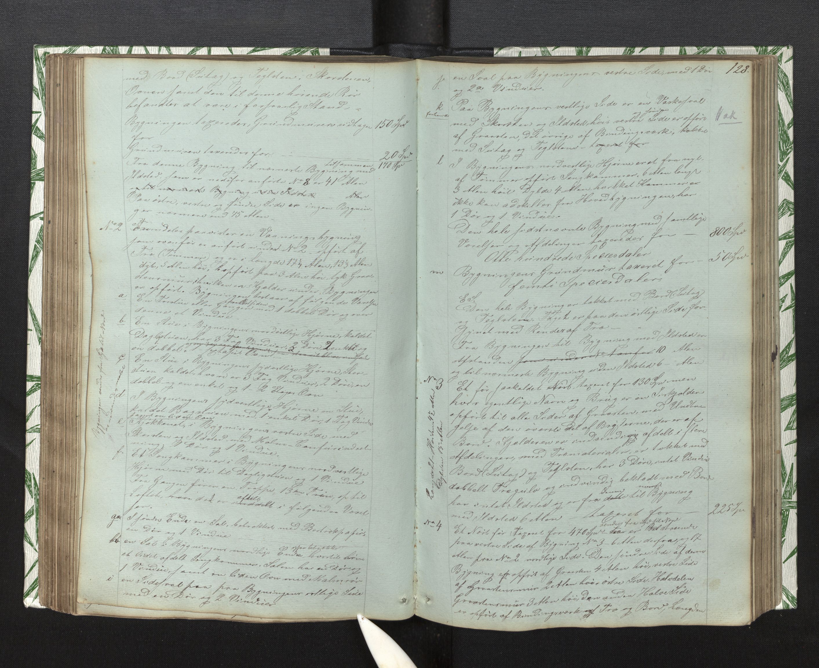 Lensmannen i Fjell, AV/SAB-A-32301/0012/L0001: Branntakstprotokoll, 1846-1877, p. 127b-128a
