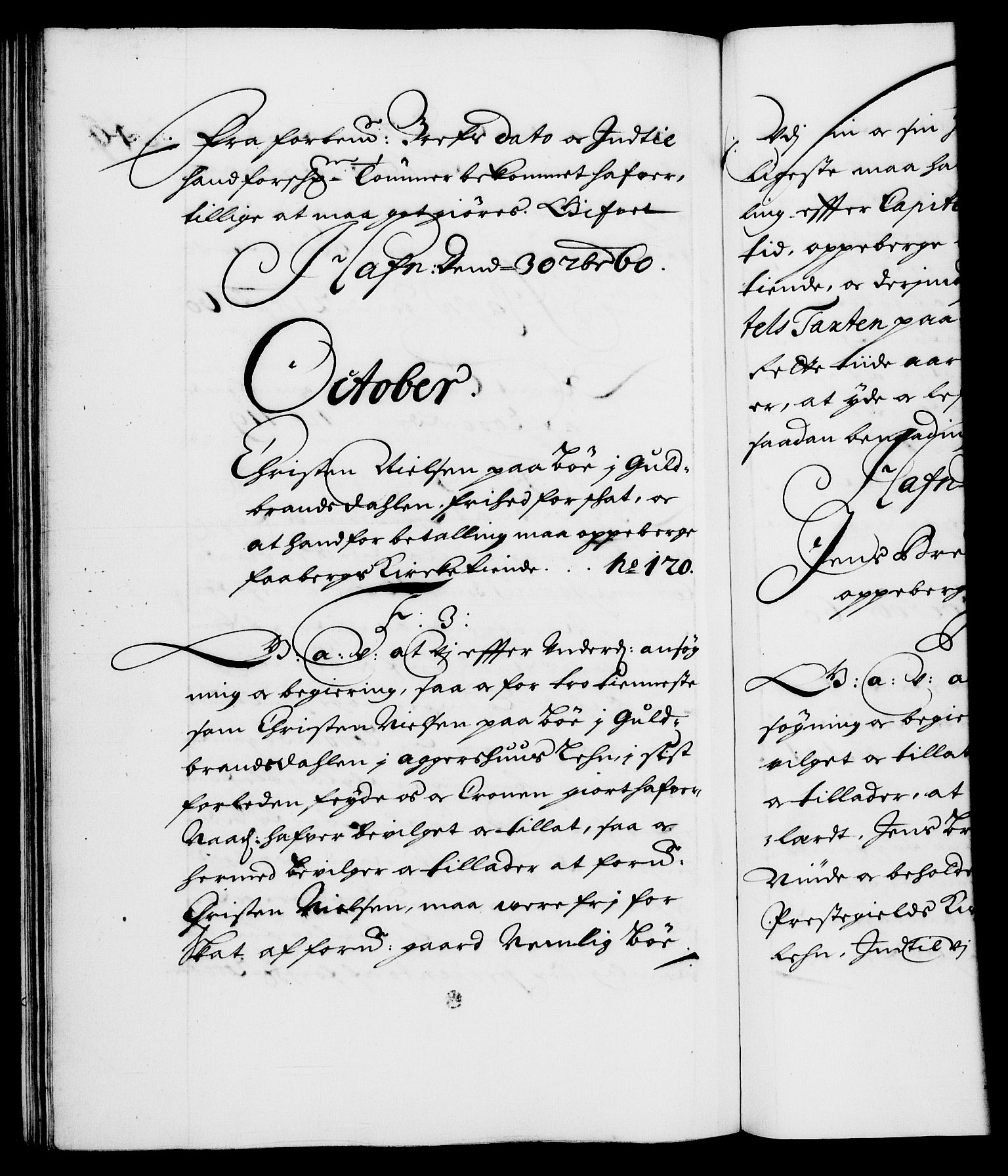 Danske Kanselli 1572-1799, RA/EA-3023/F/Fc/Fca/Fcaa/L0009: Norske registre (mikrofilm), 1657-1660, p. 249b