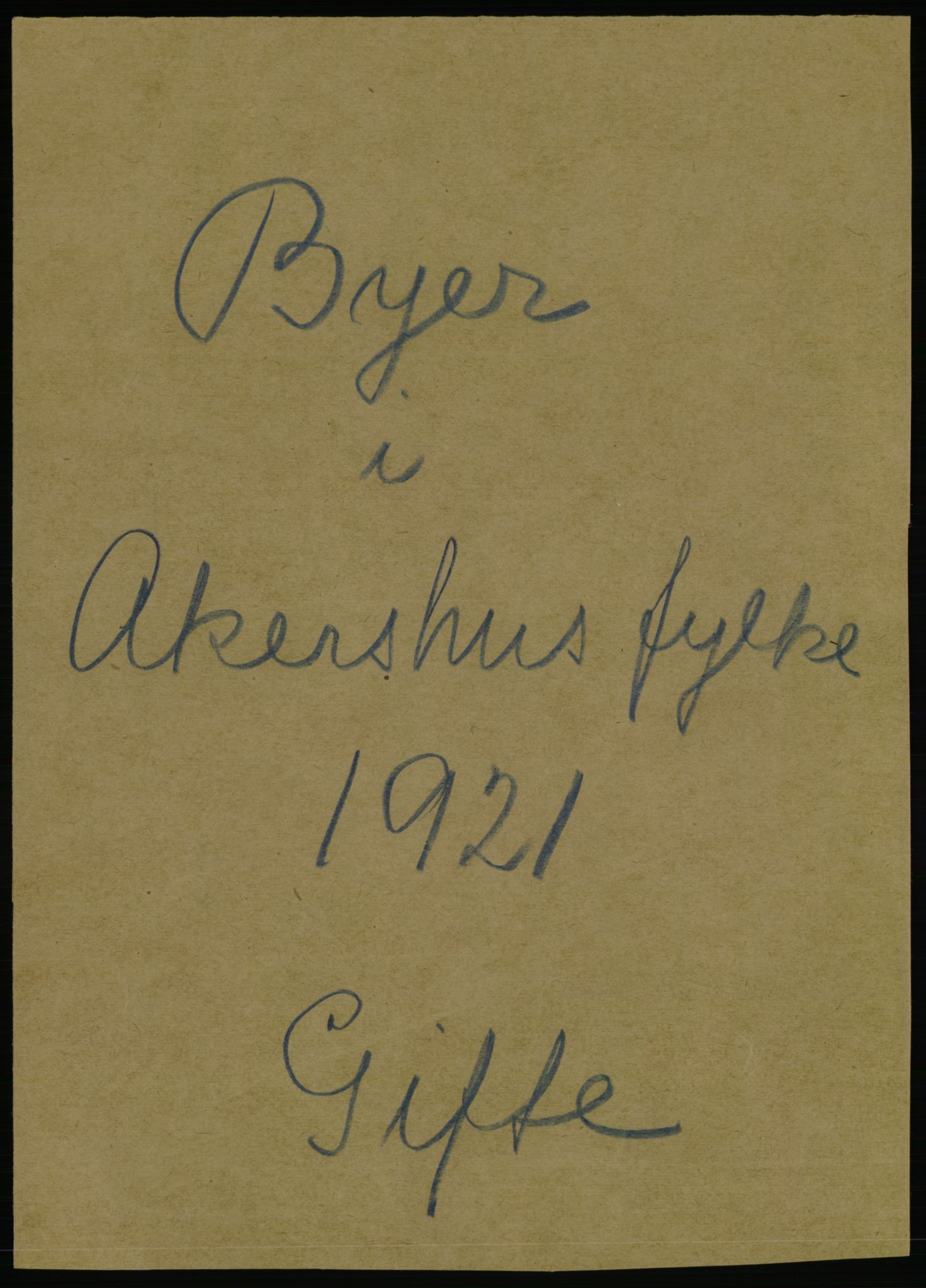 Statistisk sentralbyrå, Sosiodemografiske emner, Befolkning, RA/S-2228/D/Df/Dfc/Dfca/L0006: Akershus fylke: Gifte. dødfødte. Bygder og byer., 1921, p. 321