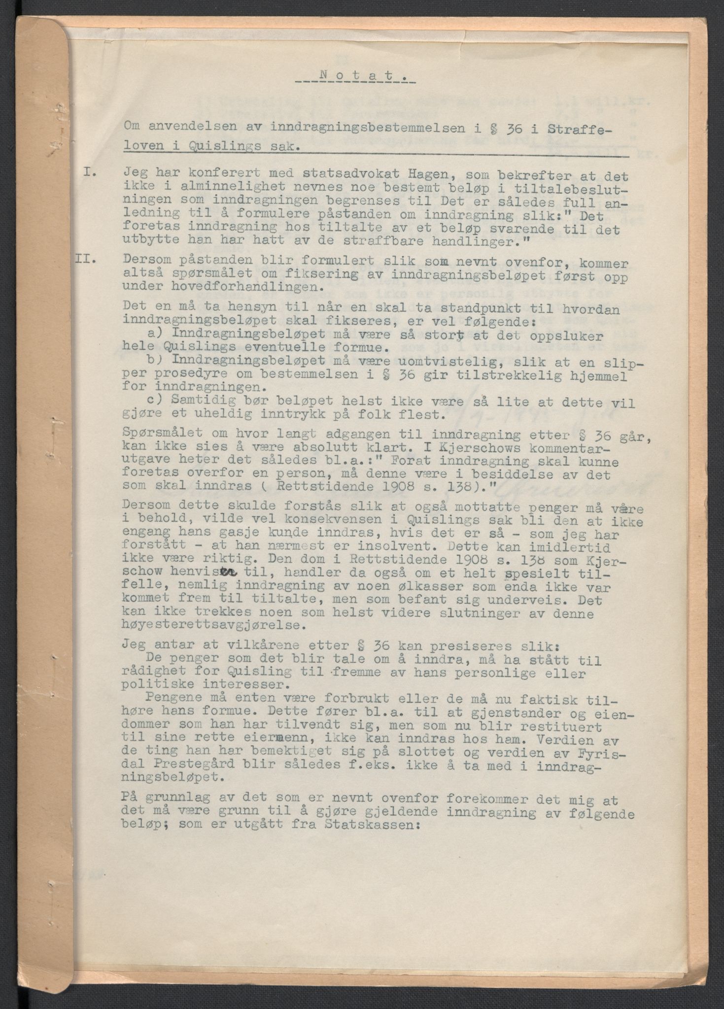 Landssvikarkivet, Oslo politikammer, RA/S-3138-01/D/Da/L0003: Dnr. 29, 1945, p. 3501