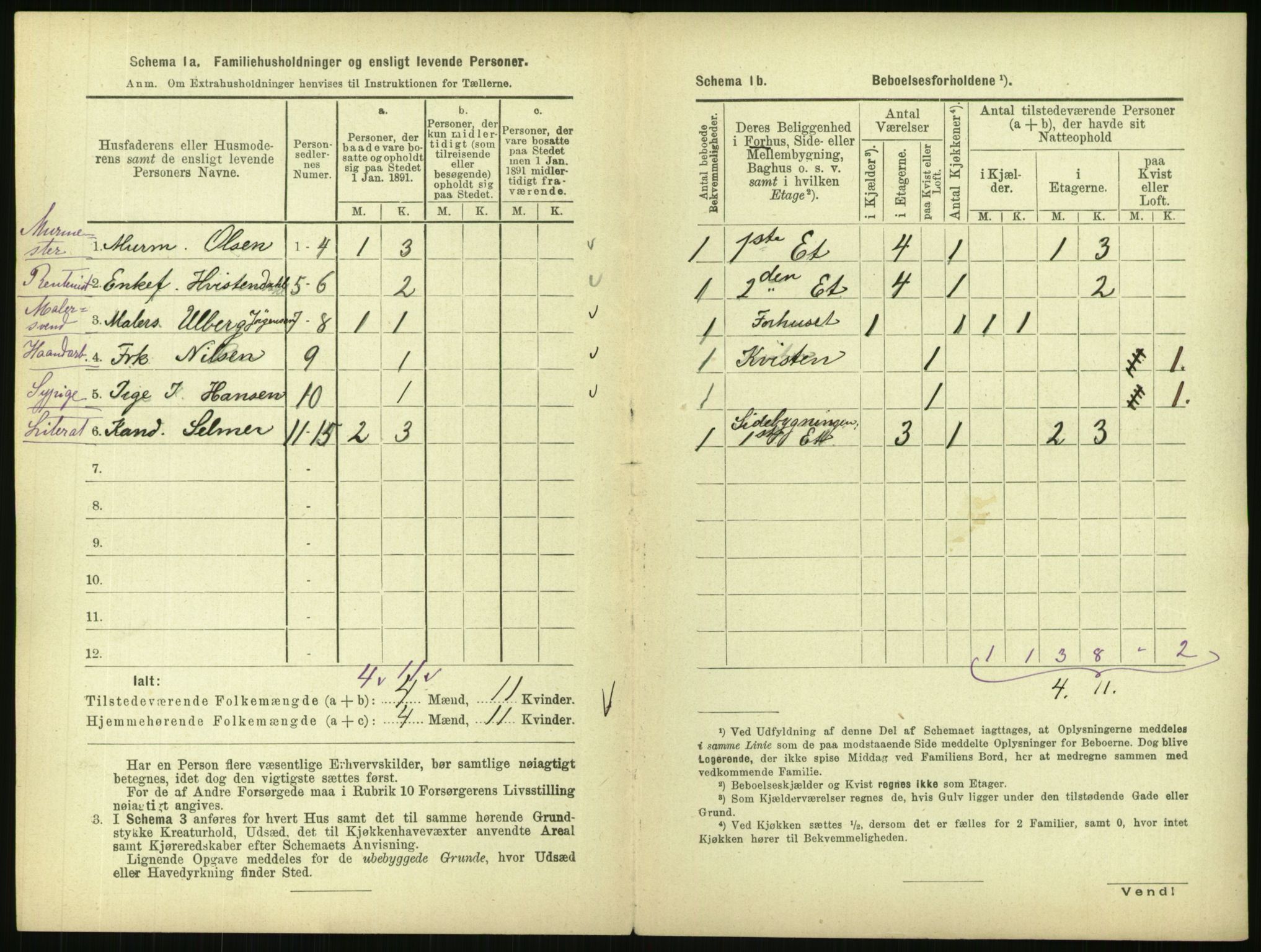 RA, 1891 census for 0301 Kristiania, 1891, p. 67787