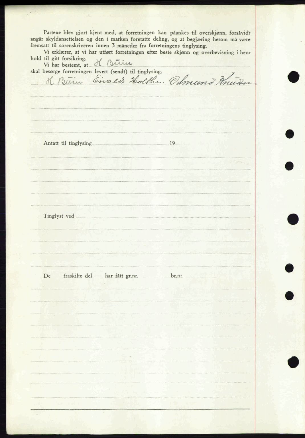 Eiker, Modum og Sigdal sorenskriveri, SAKO/A-123/G/Ga/Gab/L0047: Mortgage book no. A17, 1942-1943, Diary no: : 2143/1942