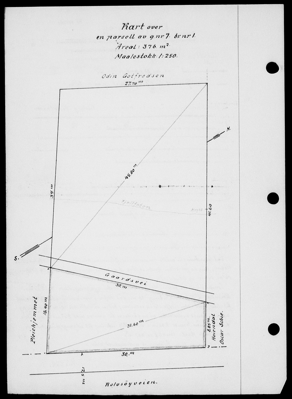 Onsøy sorenskriveri, SAO/A-10474/G/Ga/Gab/L0015: Mortgage book no. II A-15, 1945-1946, Diary no: : 54/1946