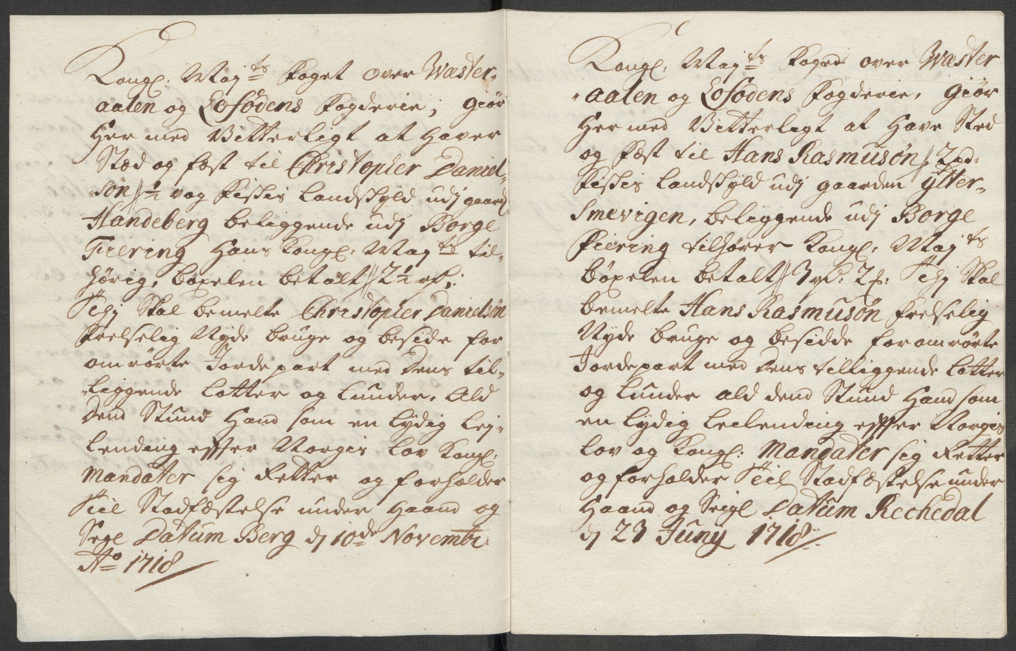 Rentekammeret inntil 1814, Reviderte regnskaper, Fogderegnskap, AV/RA-EA-4092/R67/L4684: Fogderegnskap Vesterålen, Andenes og Lofoten, 1718, p. 247