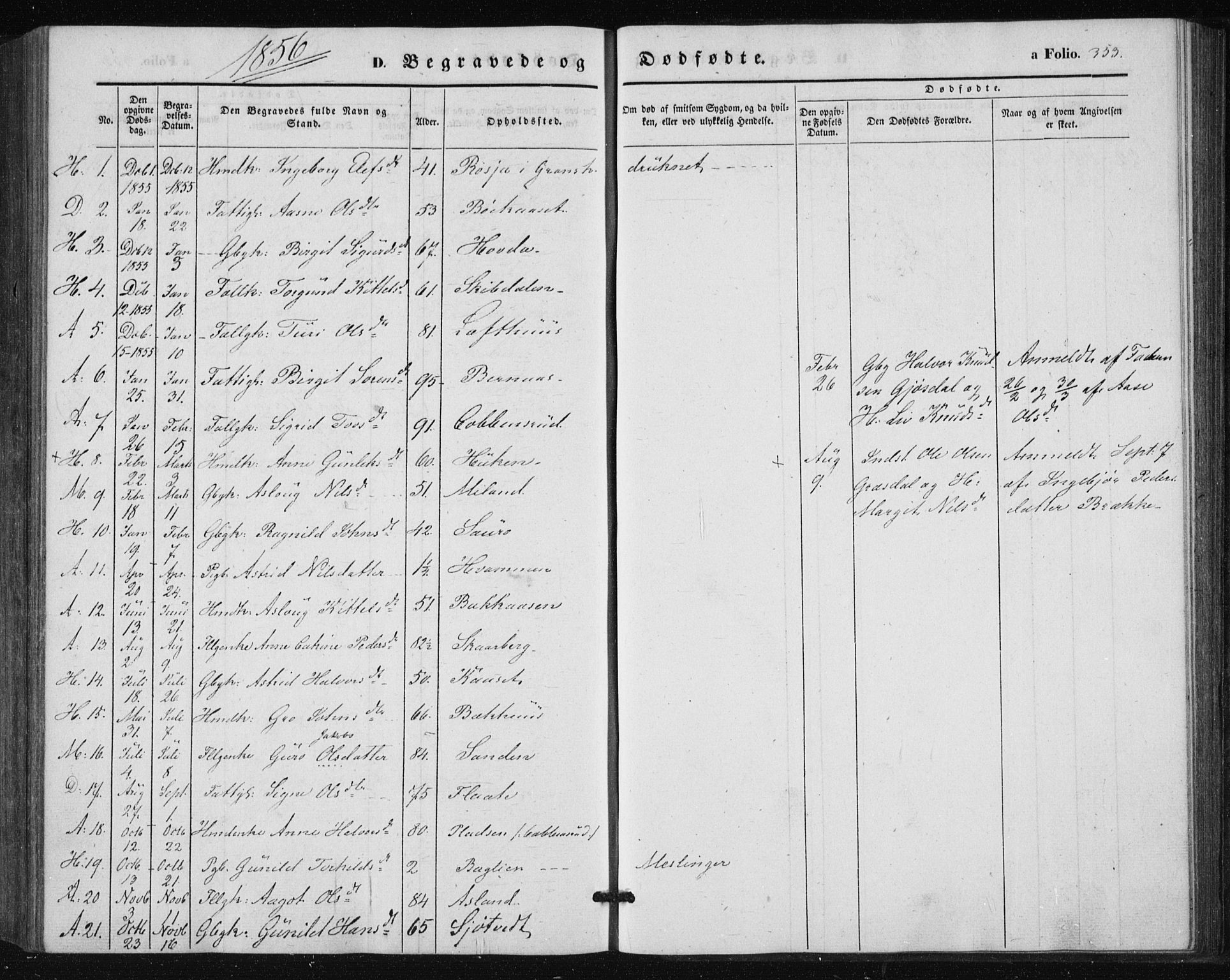 Tinn kirkebøker, SAKO/A-308/F/Fa/L0005: Parish register (official) no. I 5, 1844-1856, p. 353