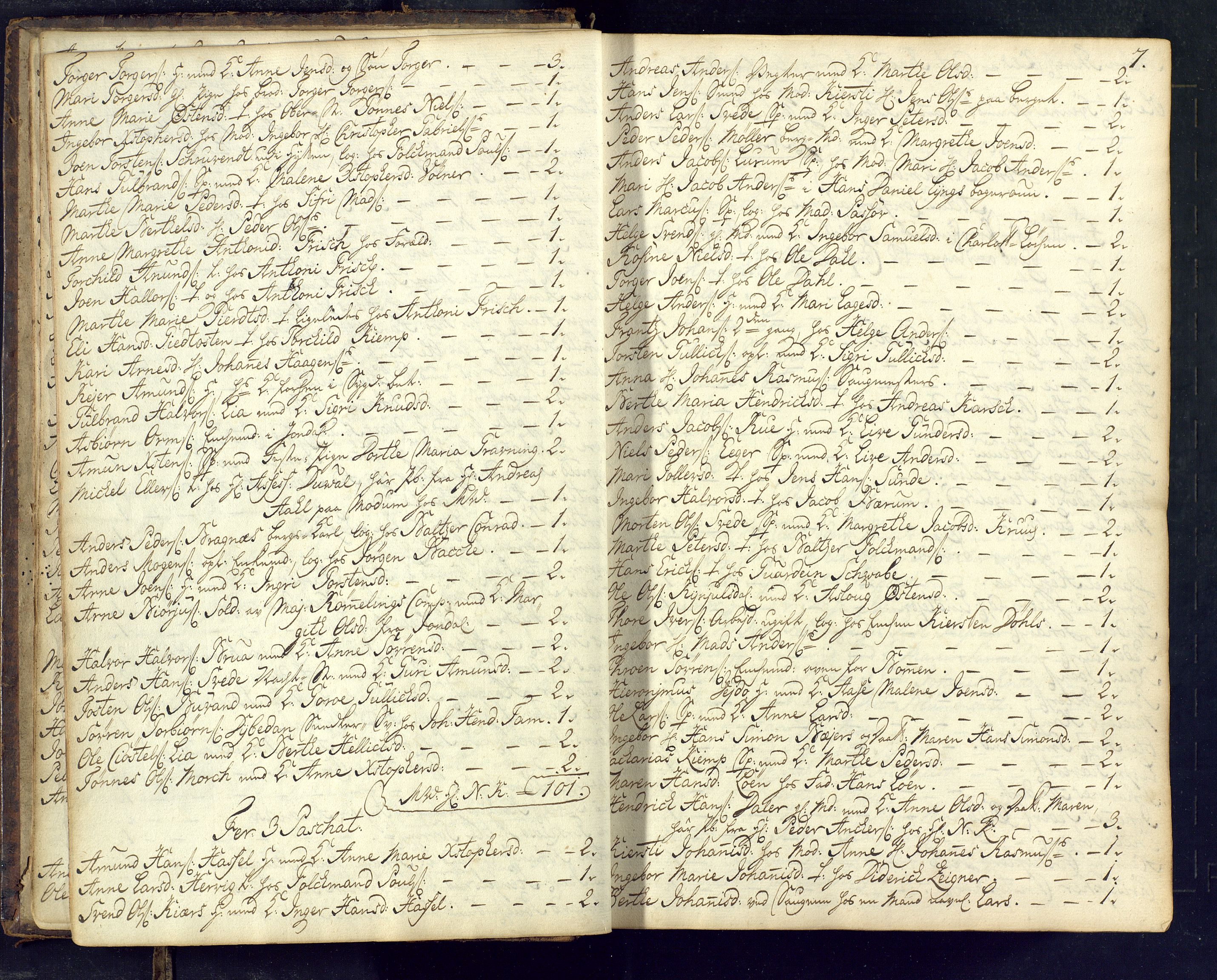 Kongsberg kirkebøker, SAKO/A-22/M/Ma/L0002: Communicants register no. 2, 1739-1745, p. 7