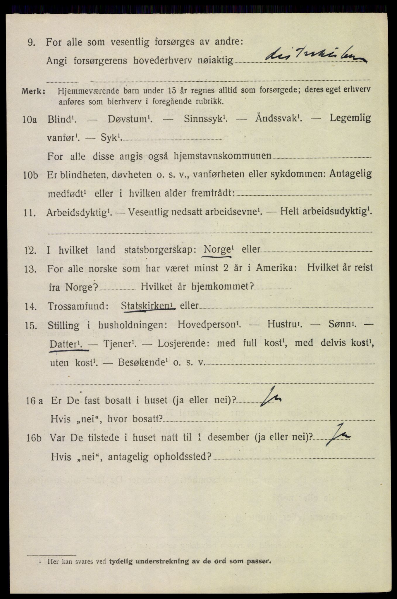 SAH, 1920 census for Åmot, 1920, p. 3816